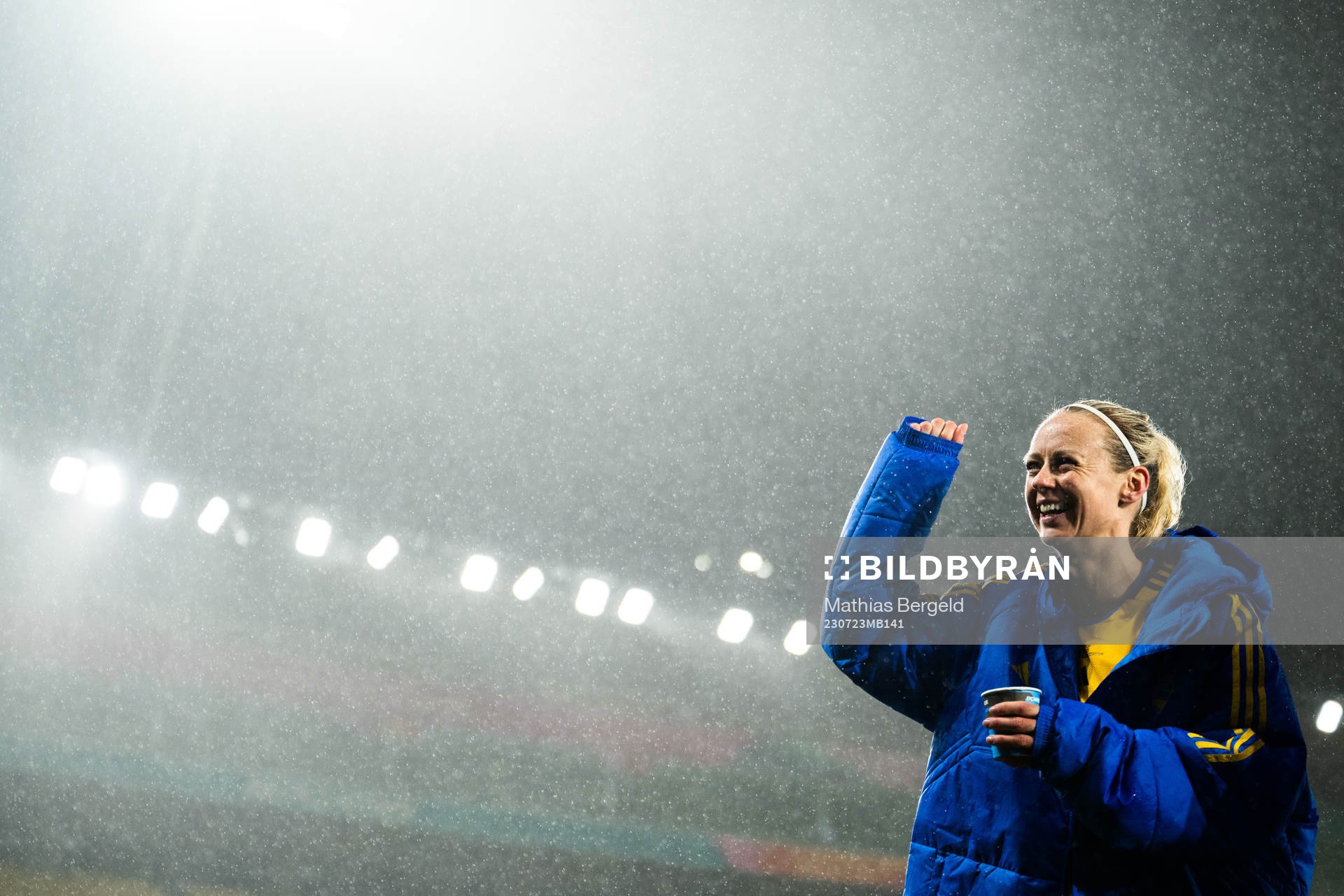Amanda Ilestedt of Sweden celebrates