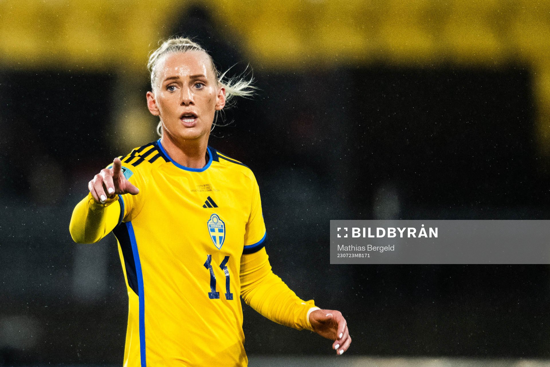 Stina Blackstenius of Sweden