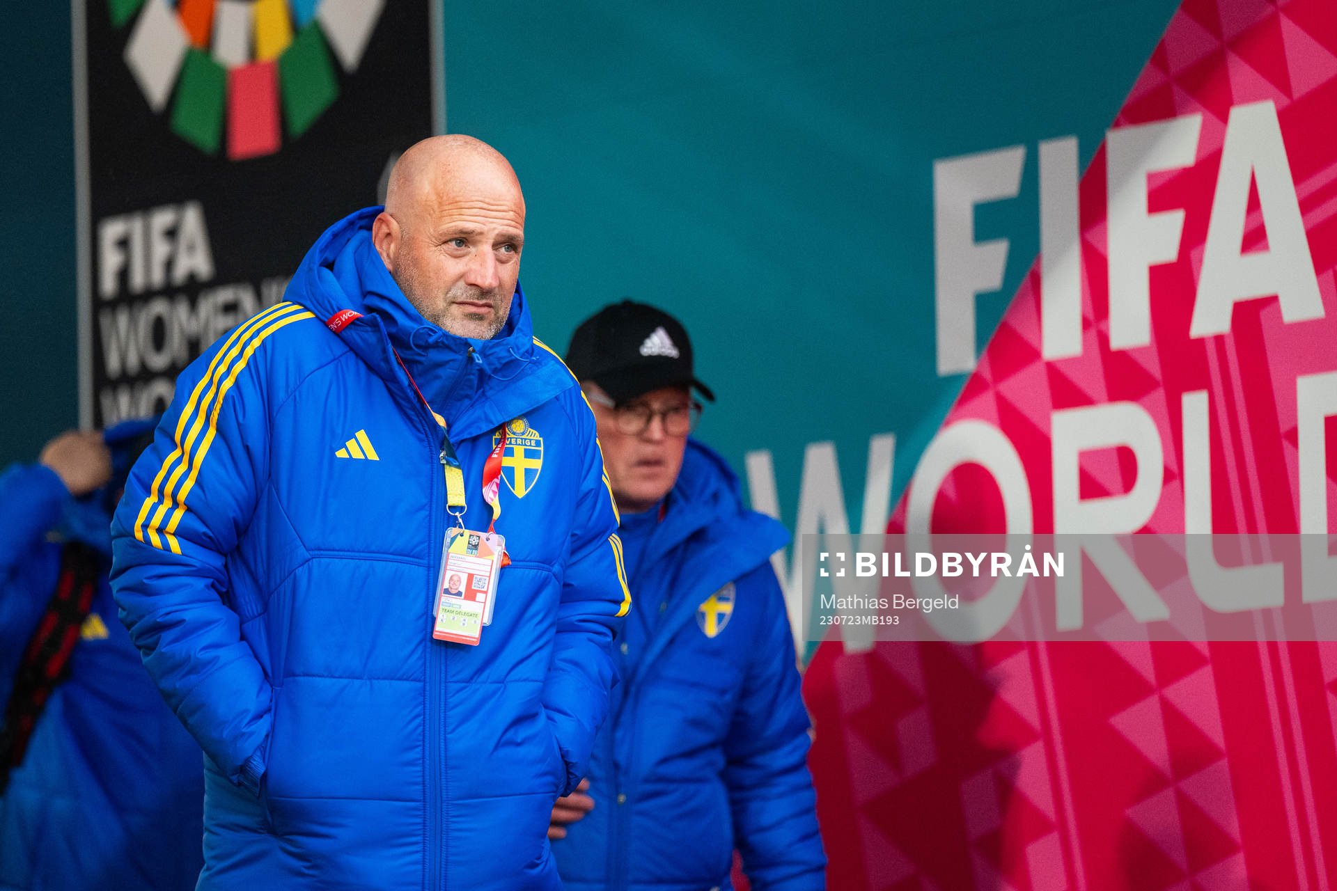 Assistant coach Magnus Wikman of Sweden