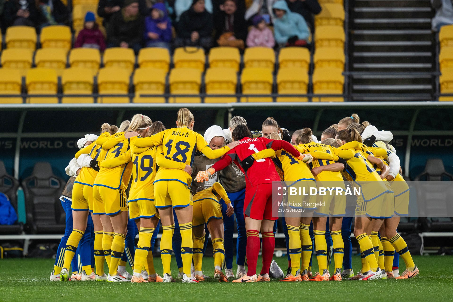 Players of Sweden gather