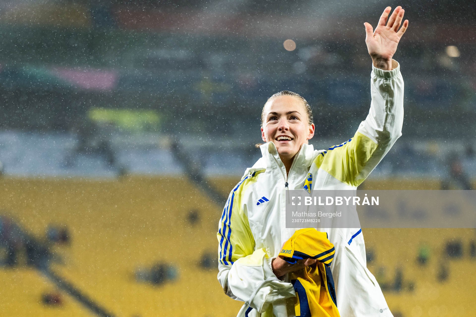 Magdalena Eriksson of Sweden celebrates