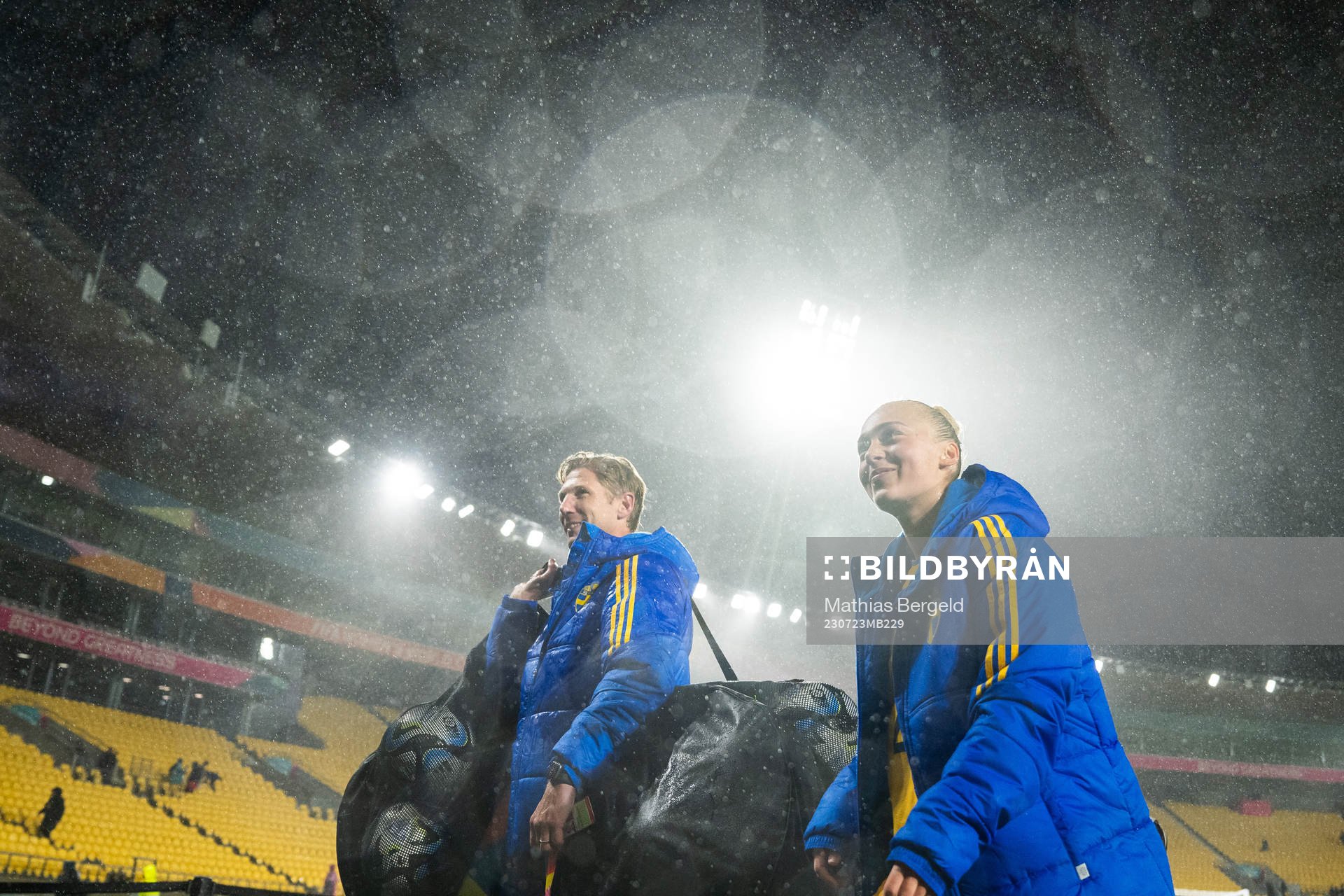 Sports psychologist Rasmus Liljeblad and Hanna Bennison