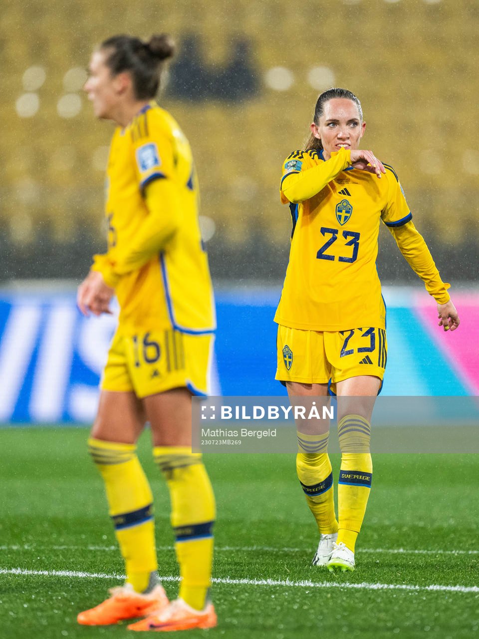 Filippa Angeldahl and Elin Rubensson of Sweden