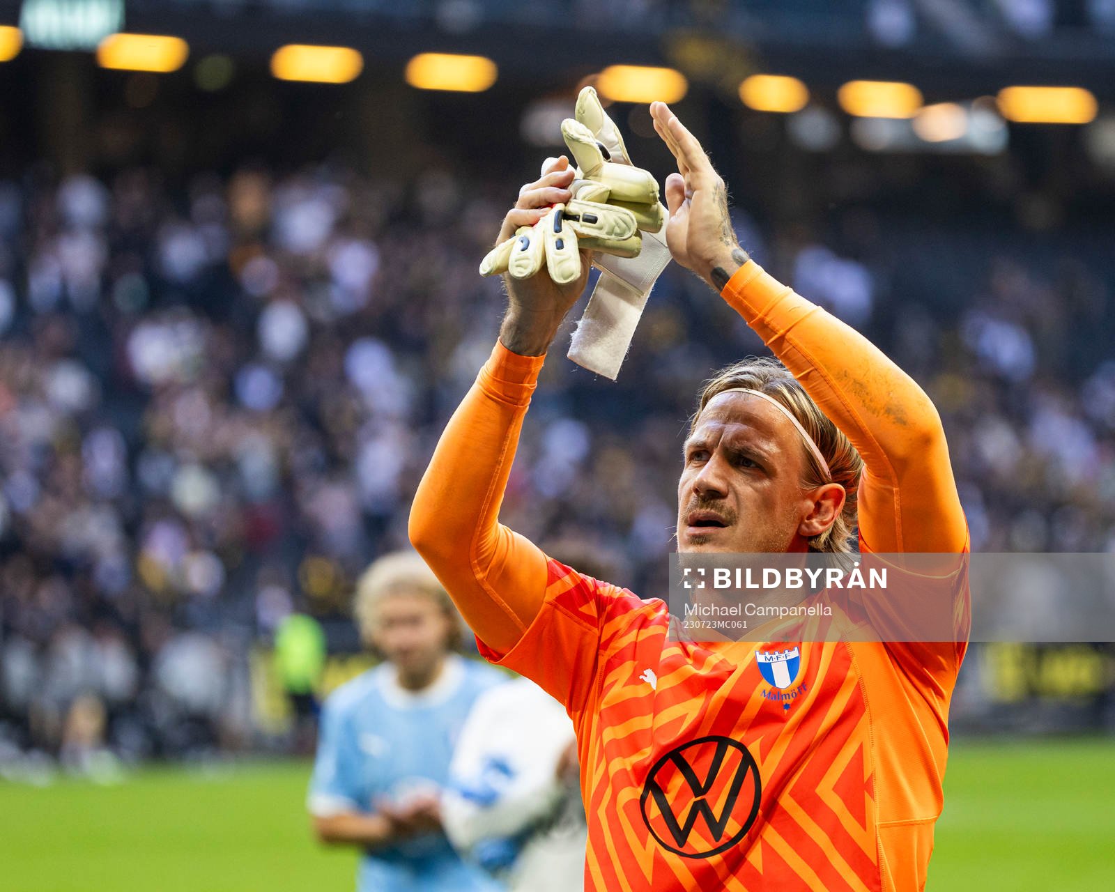 Malmö FFs målvakt Johan Dahlin