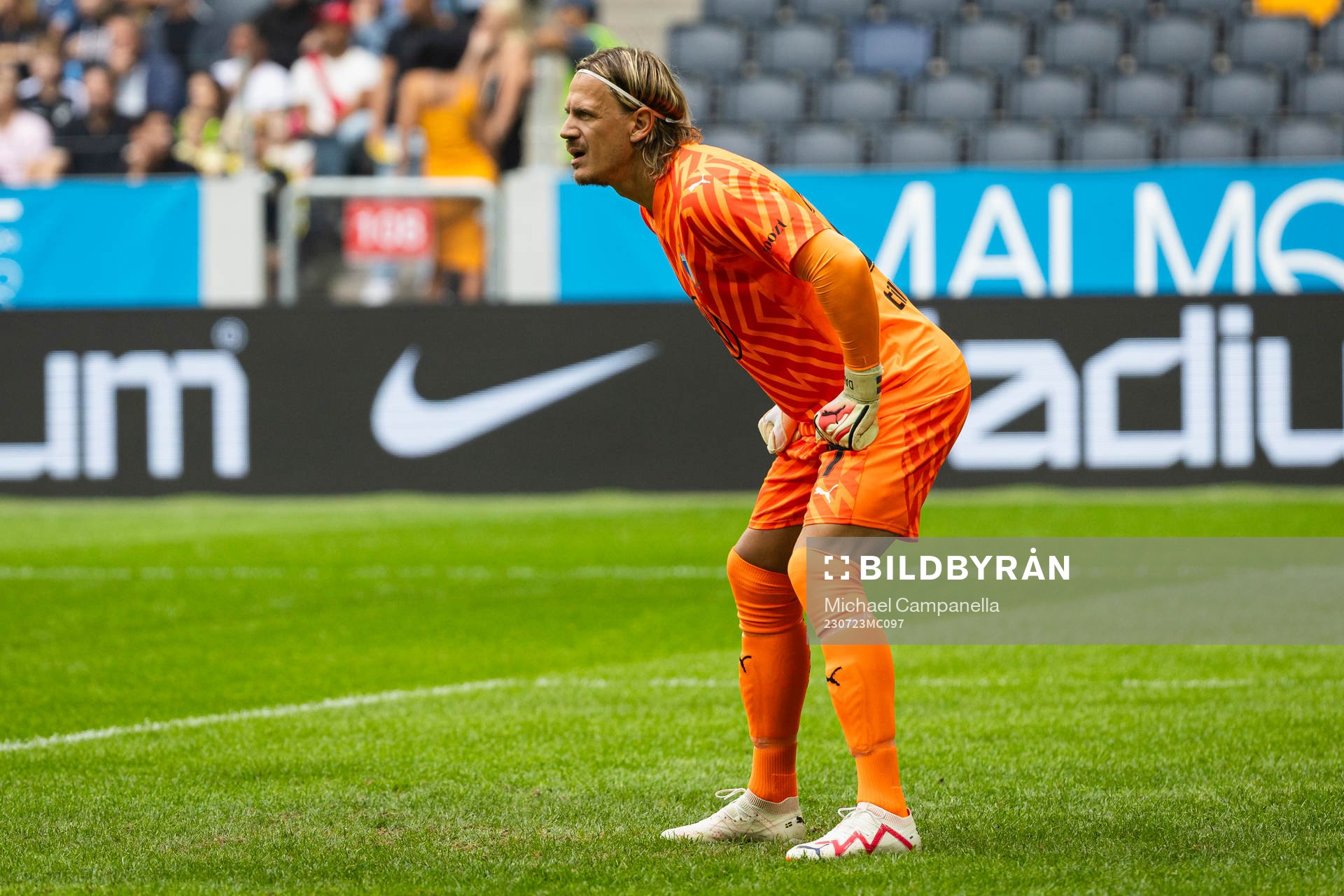 Malmö FFs målvakt Johan Dahlin