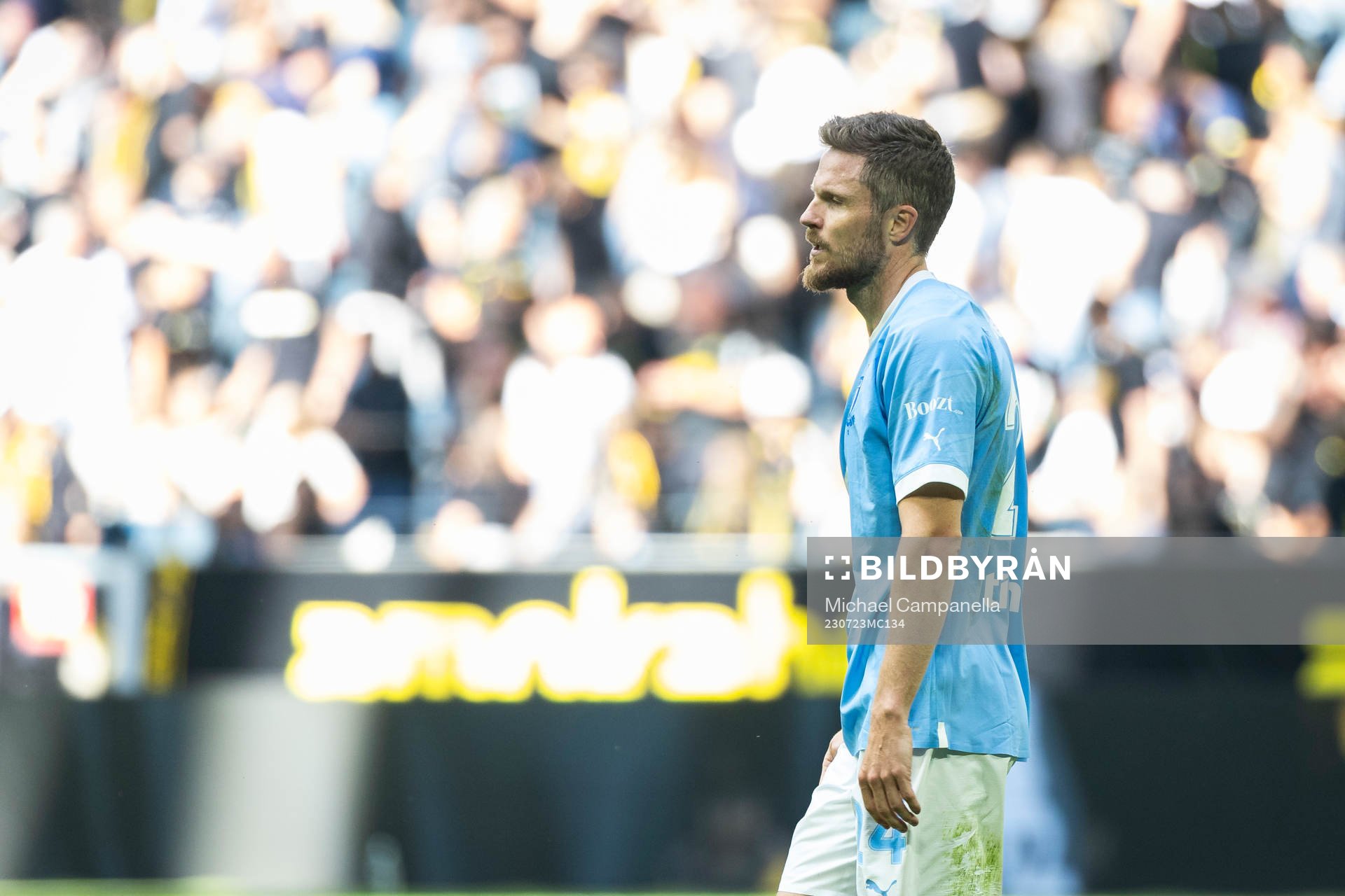 Malmö FFs Lasse Nielsen deppar