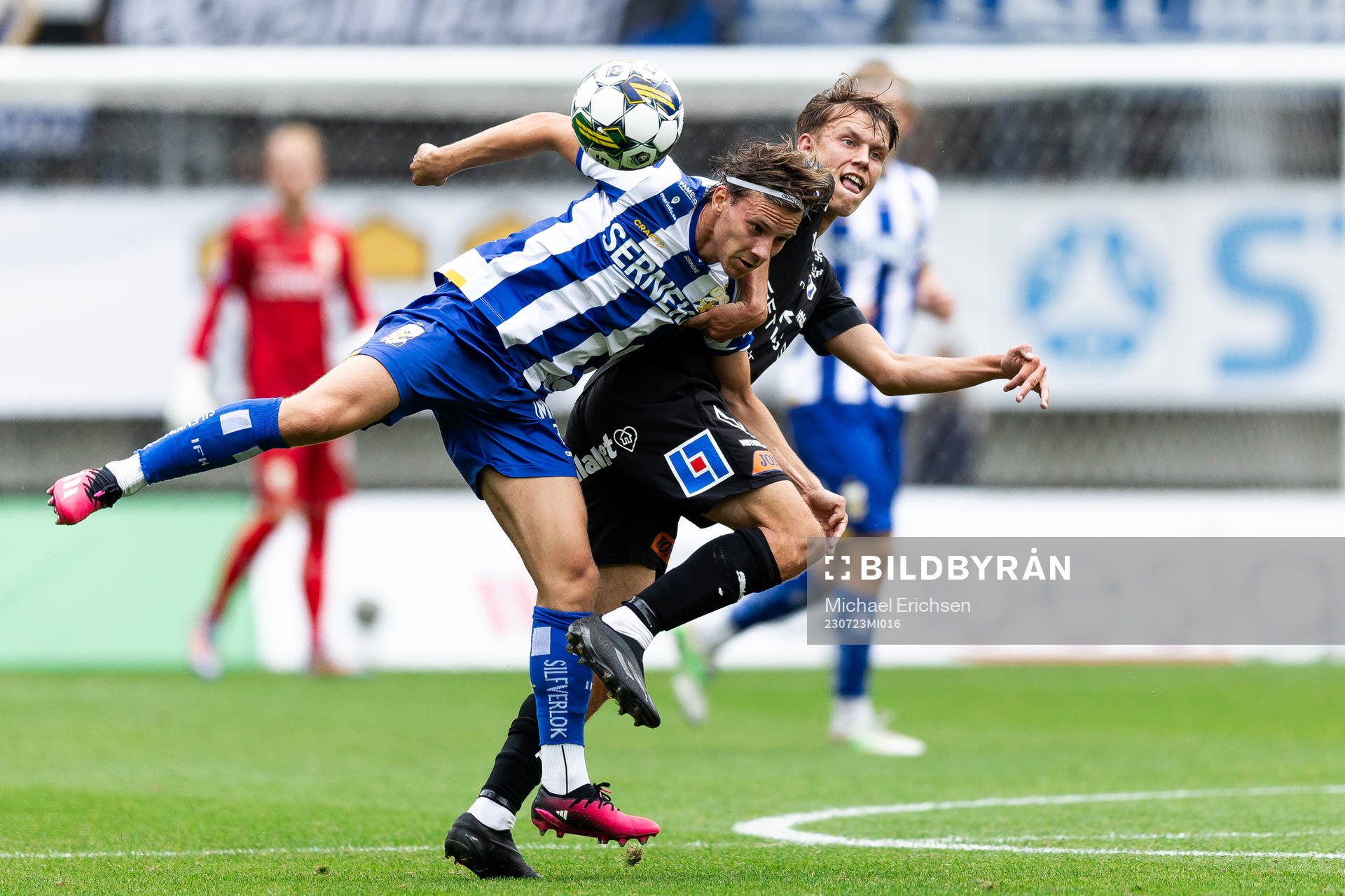 IFK Göteborgs Lucas Kåhed och Halmstads Kazper Karlsson