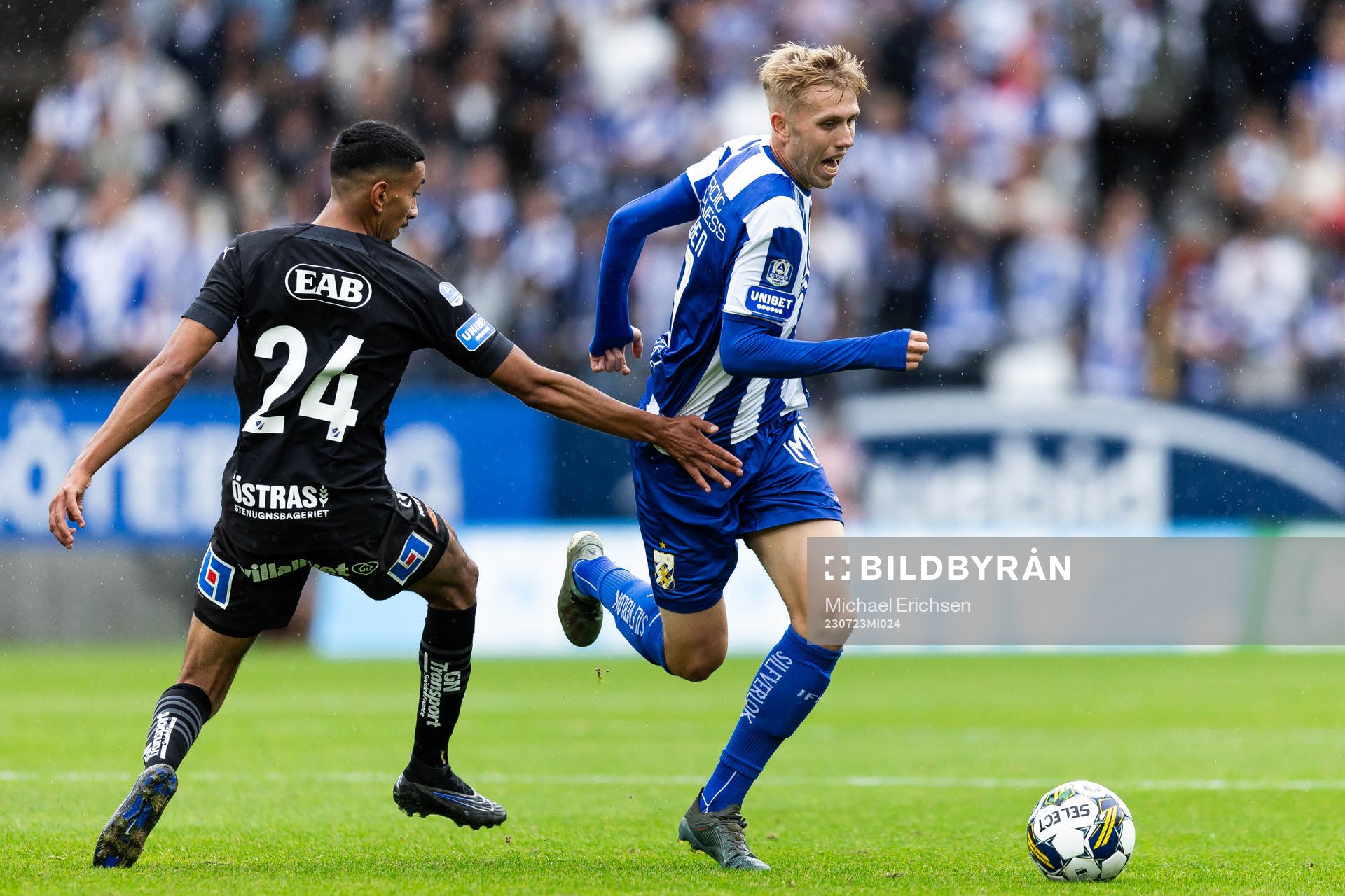 Halmstads Amir Al-Ammari och IFK Göteborgs Elias Hagen