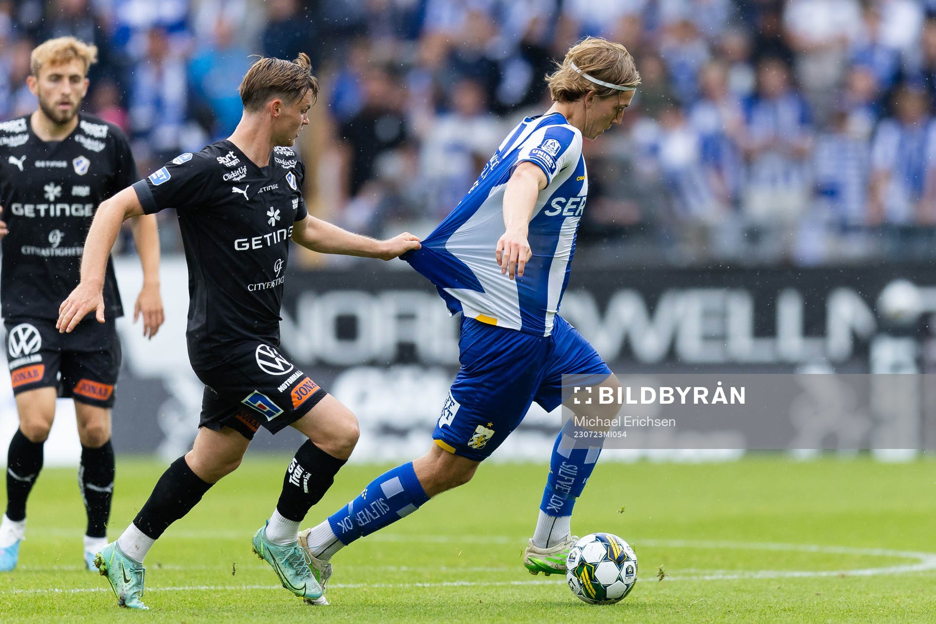 Halmstads Jonathan Svedberg och IFK Göteborgs Johan