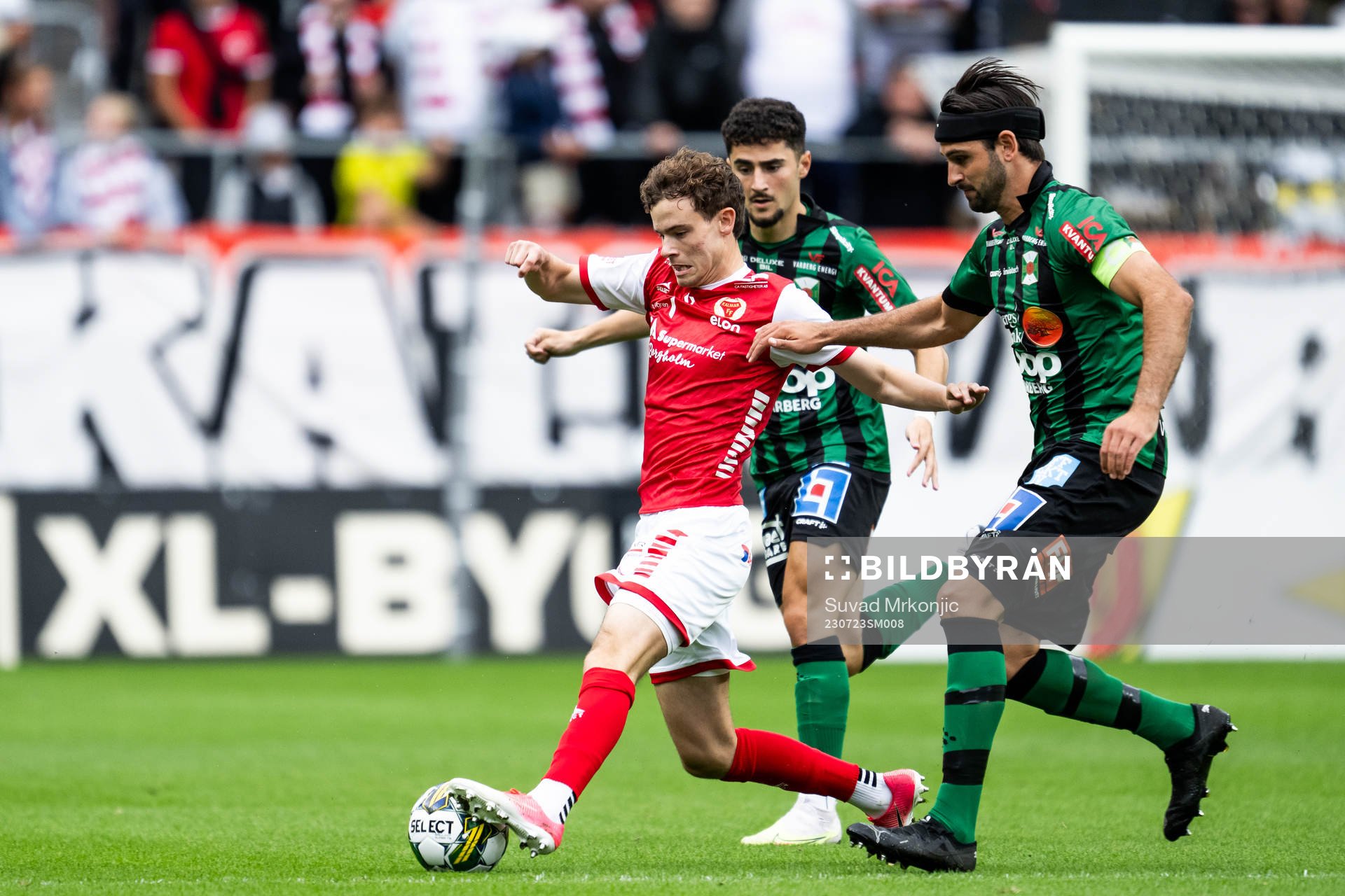 Kalmars Jacob Trenskow och Varbergs Oliver Stanisic