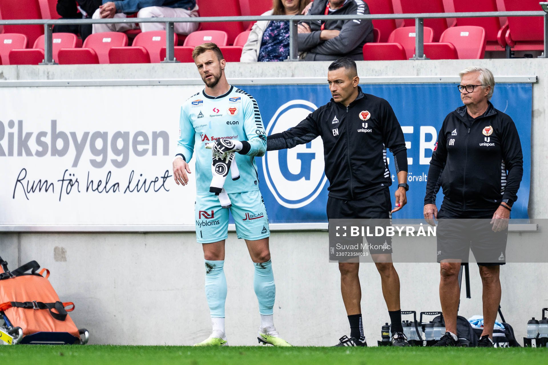 Kalmars målvakt Ricardo Friedrich deppar