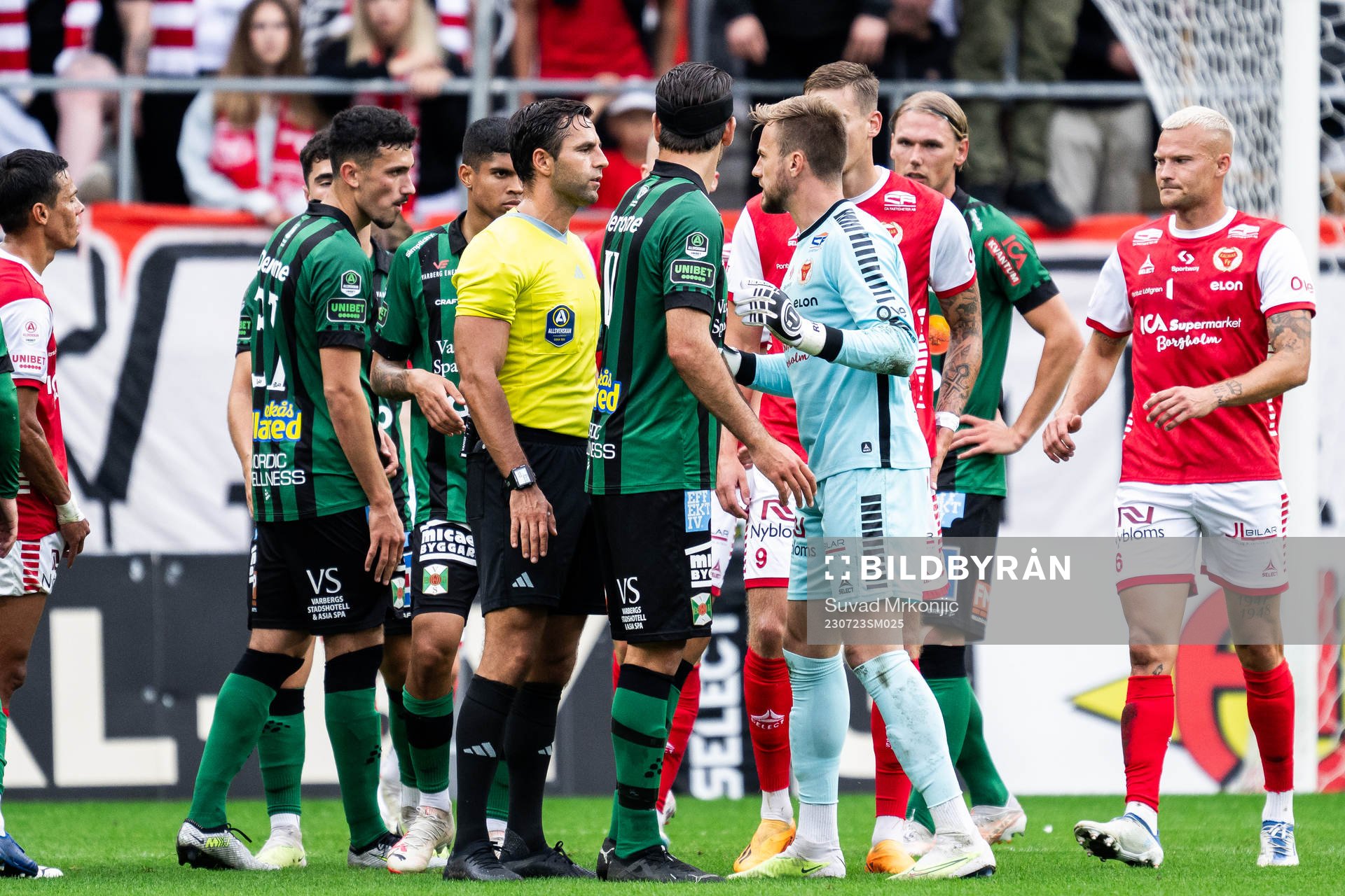 Domare Granit Maqedonci tilldelar Kalmars målvakt Ricardo