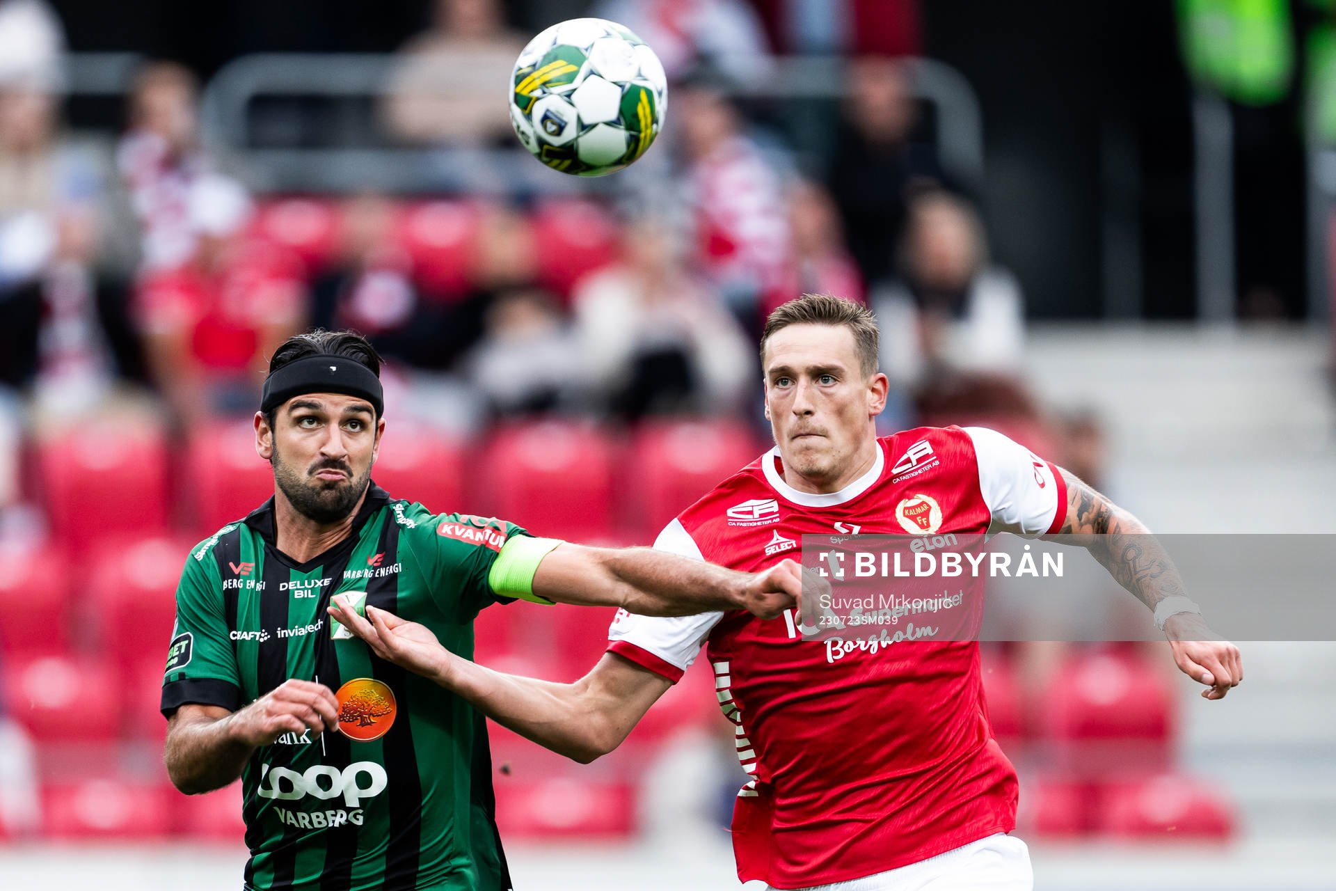 Varbergs Oliver Stanisic och Kalmars Mileta Rajovic