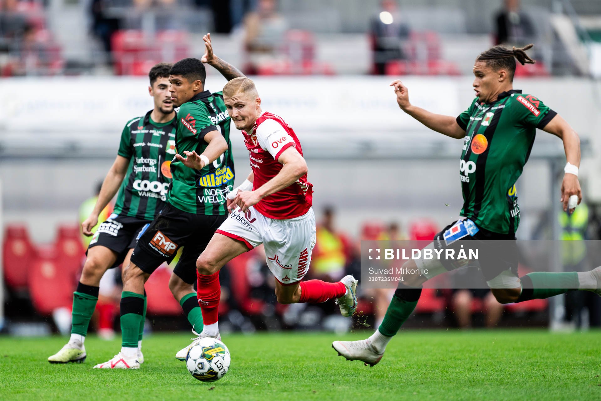 Kalmars David Kristjan Olafsson och Varbergs Maxime Anne