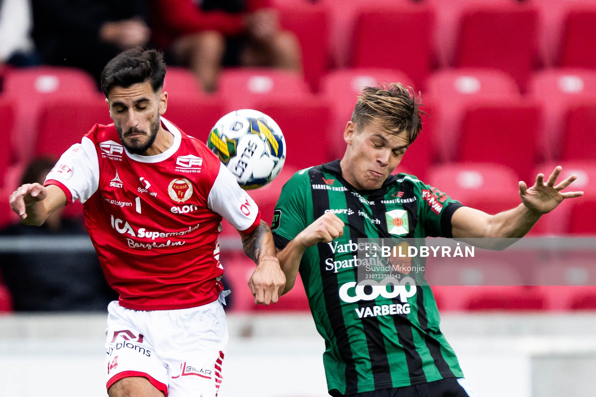 Kalmars Noah Shamoun och Varbergs Victor Karlsson