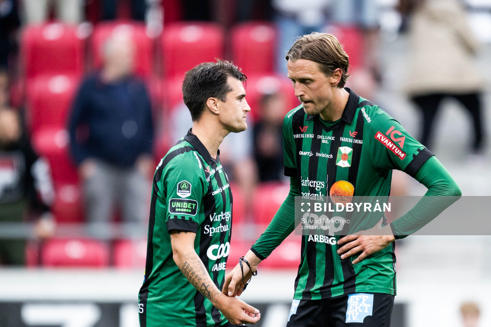 Varbergs Jon Birkfeldt och Joakim Lindner deppar