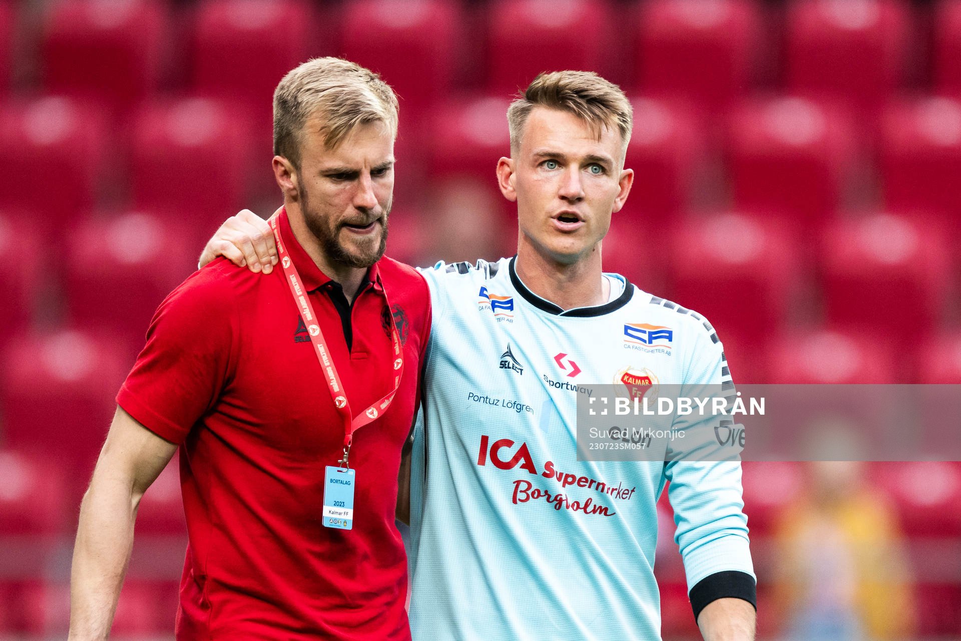 Kalmars målvakt Ricardo Friedrich och målvakt Jakob