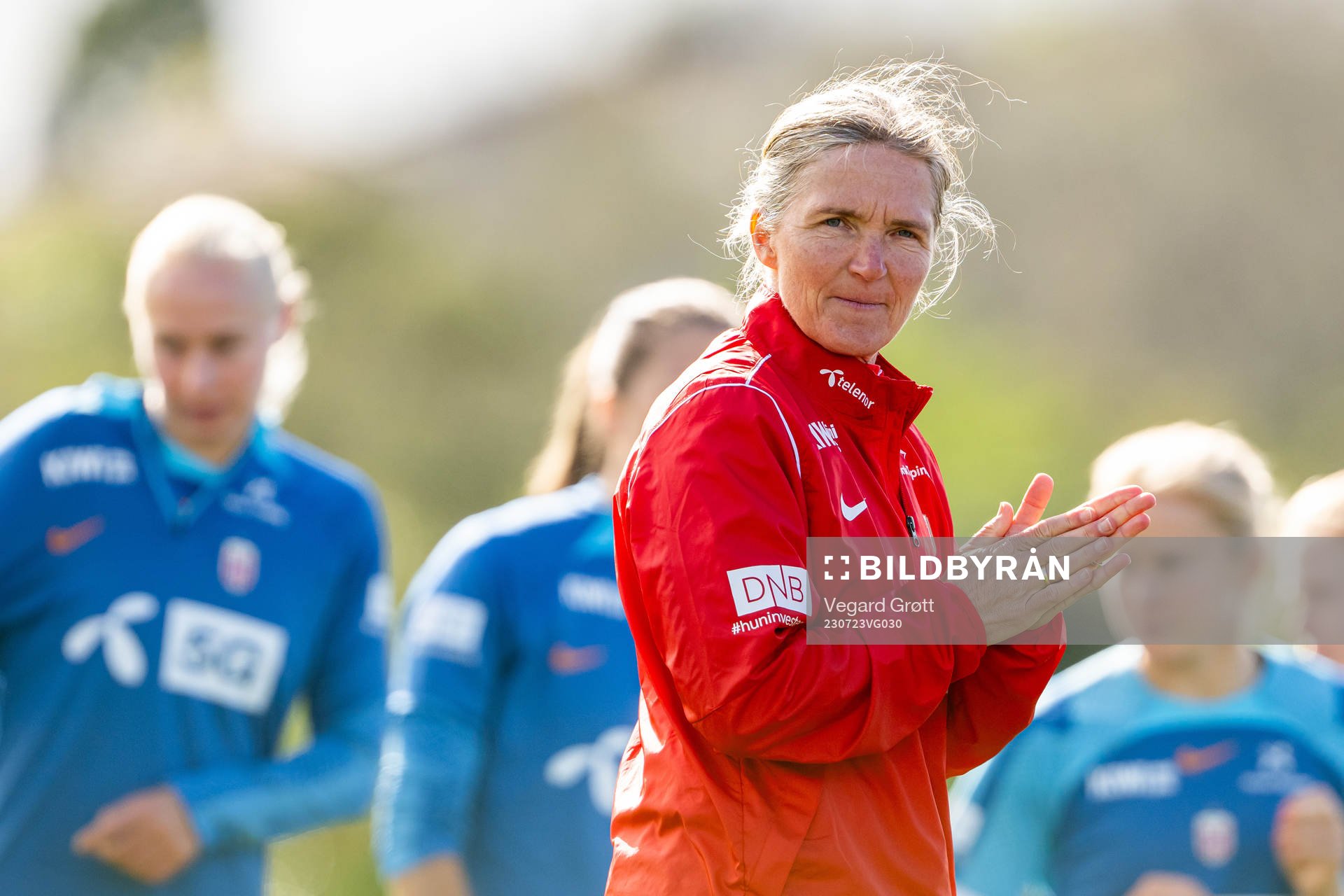 Hege Riise, head coach of the Norwegian women’s national
