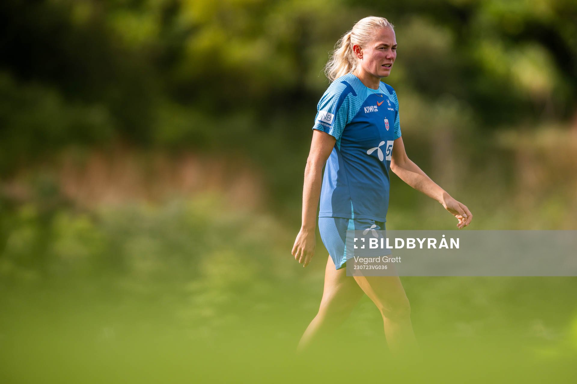Guro Bergsvand of the Norwegian women’s national football