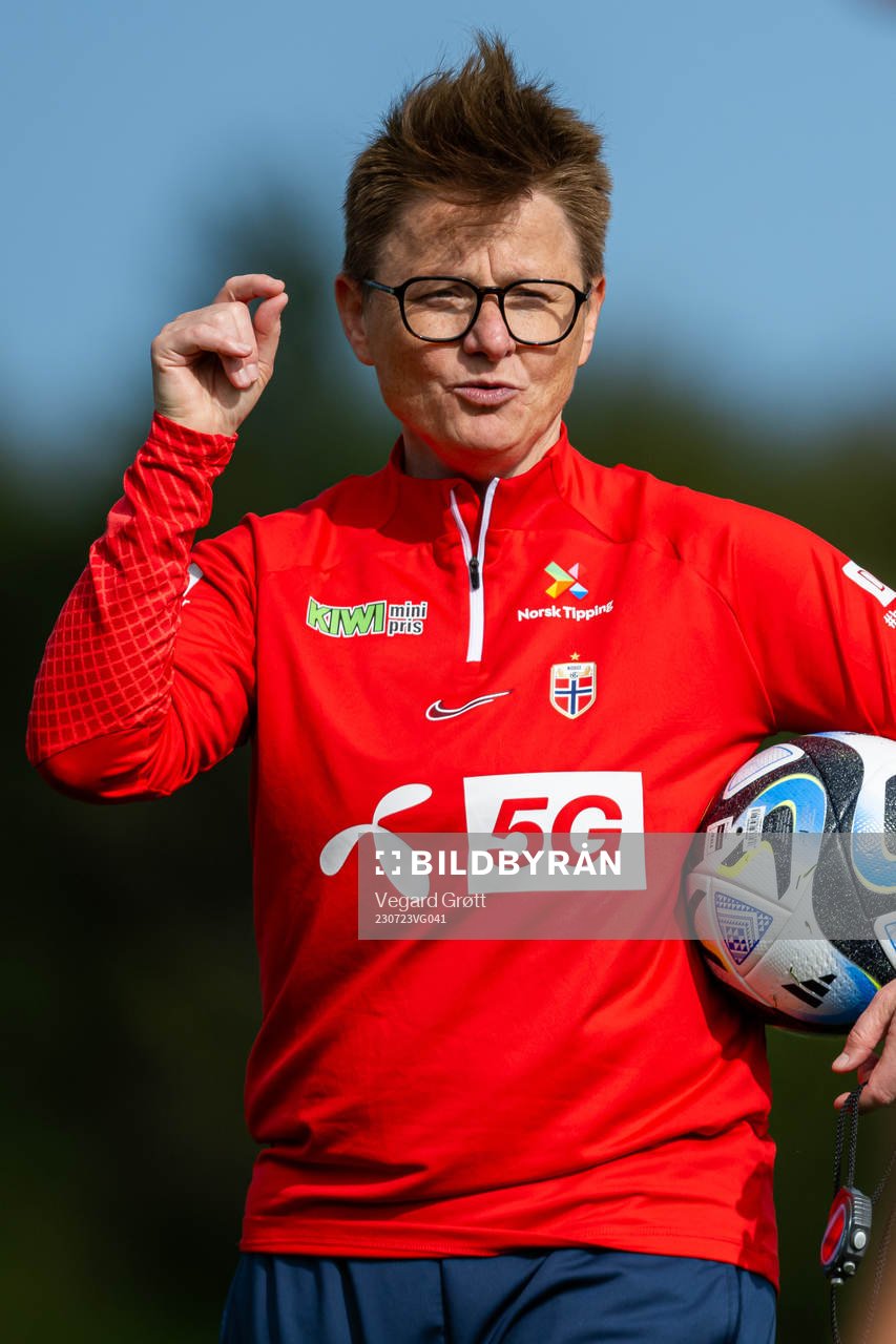 Monica Knudsen, assistant coach of the Norwegian women’s