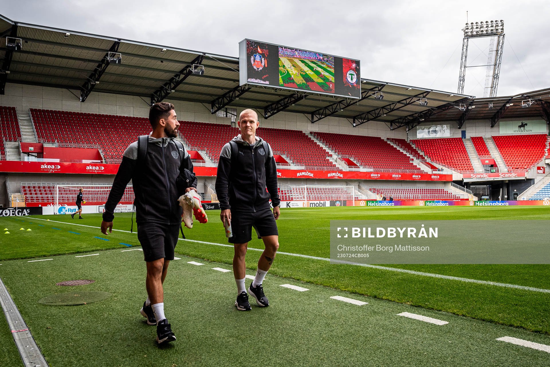 Helsingborgs Frederik Holst och Philip Rejnhold