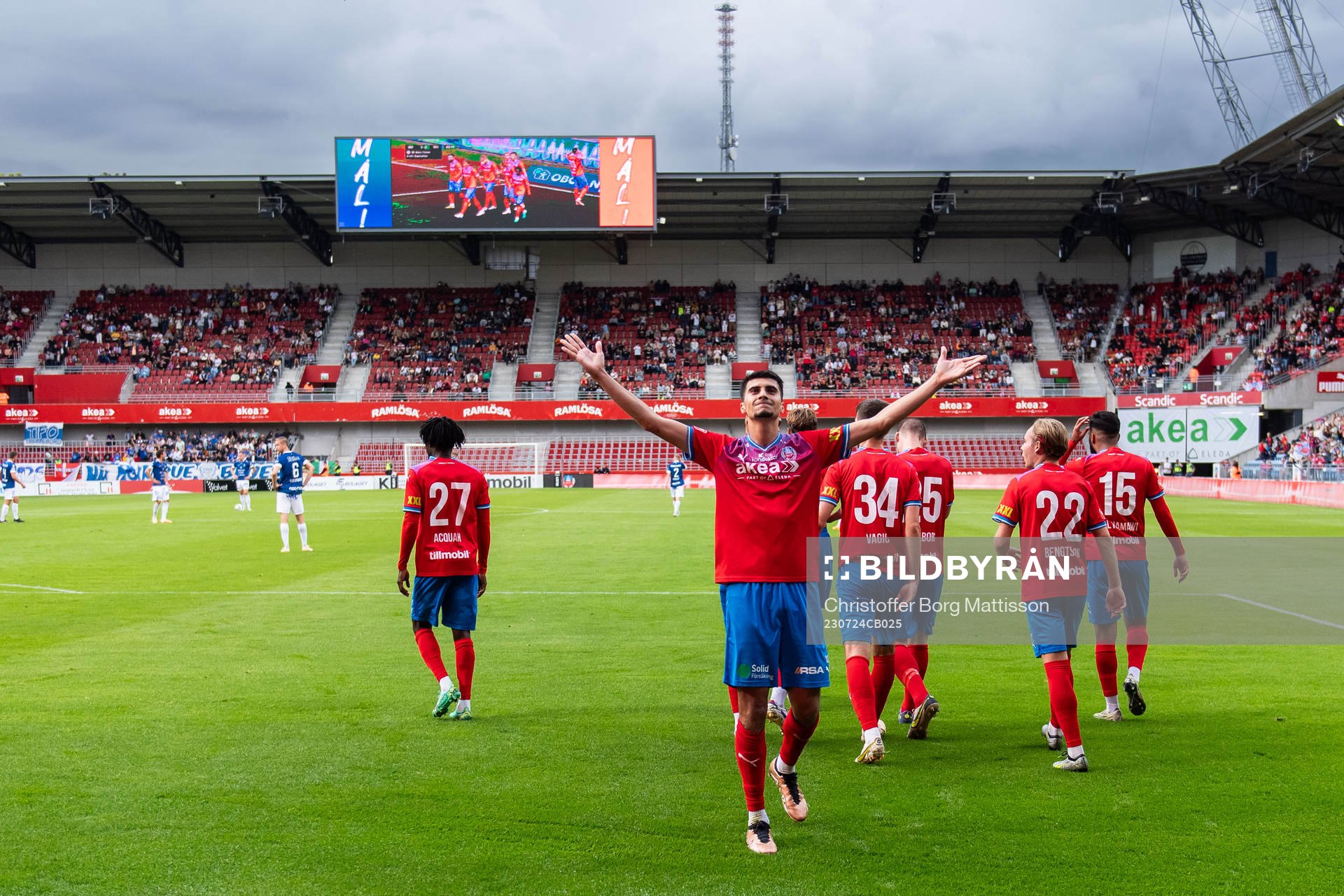 Helsingborgs Amar Muhsin jublar