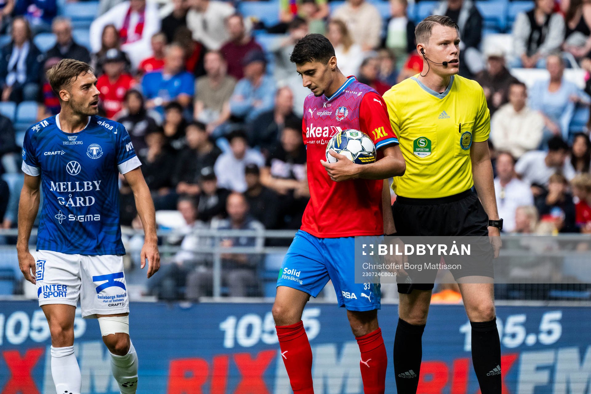 Trelleborgs Felix Hörberg, Helsingborgs Amar Muhsin och
