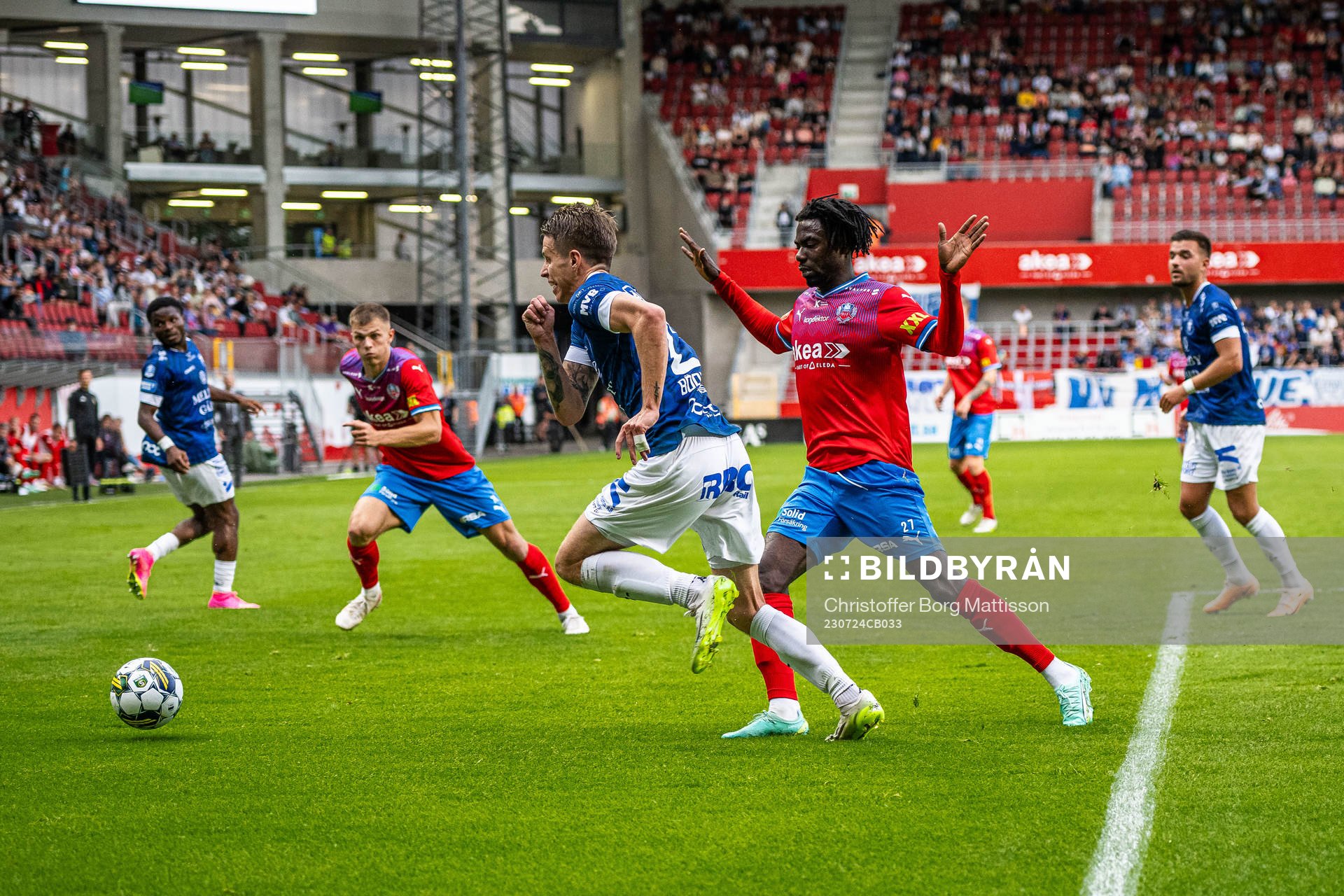 Trelleborgs Bödvar Bödvarsson och Helsingborgs Benjamin