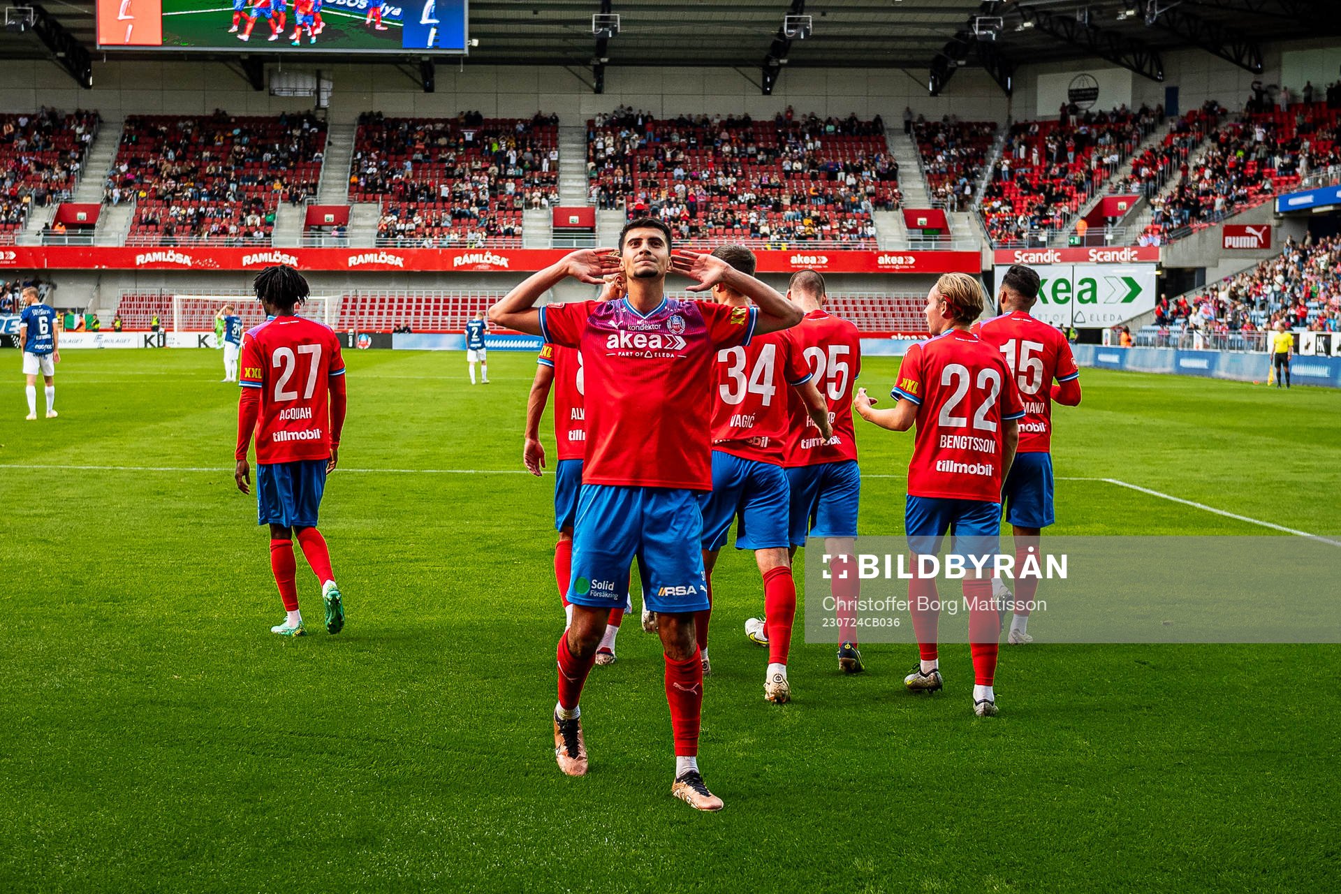 Helsingborgs Amar Muhsin jublar