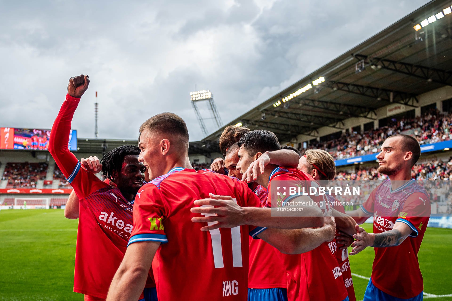 Helsingborgs Amar Muhsin jublar