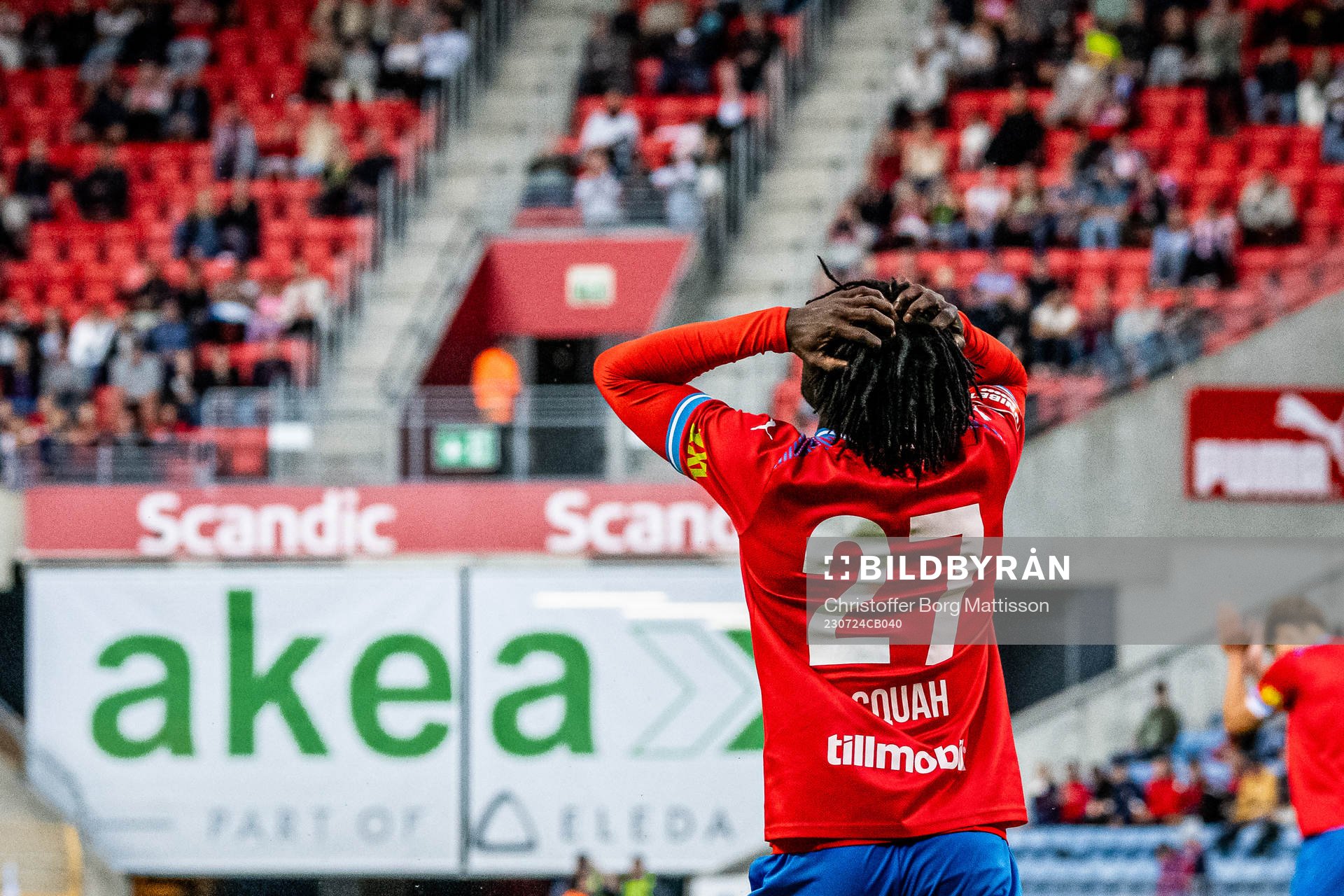 Helsingborgs Benjamin Acquah deppar