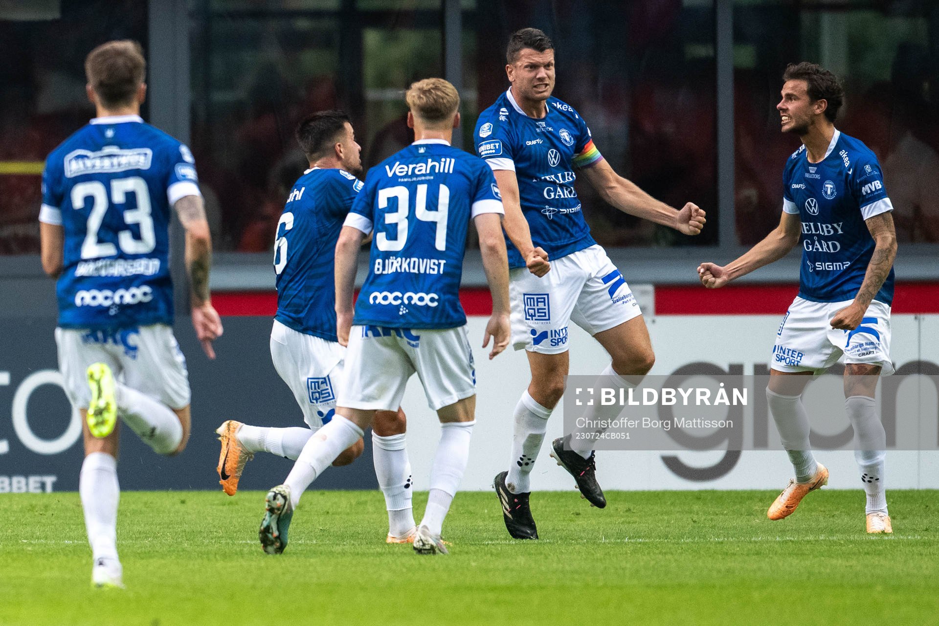 Trelleborgs Mattias Andersson jublar