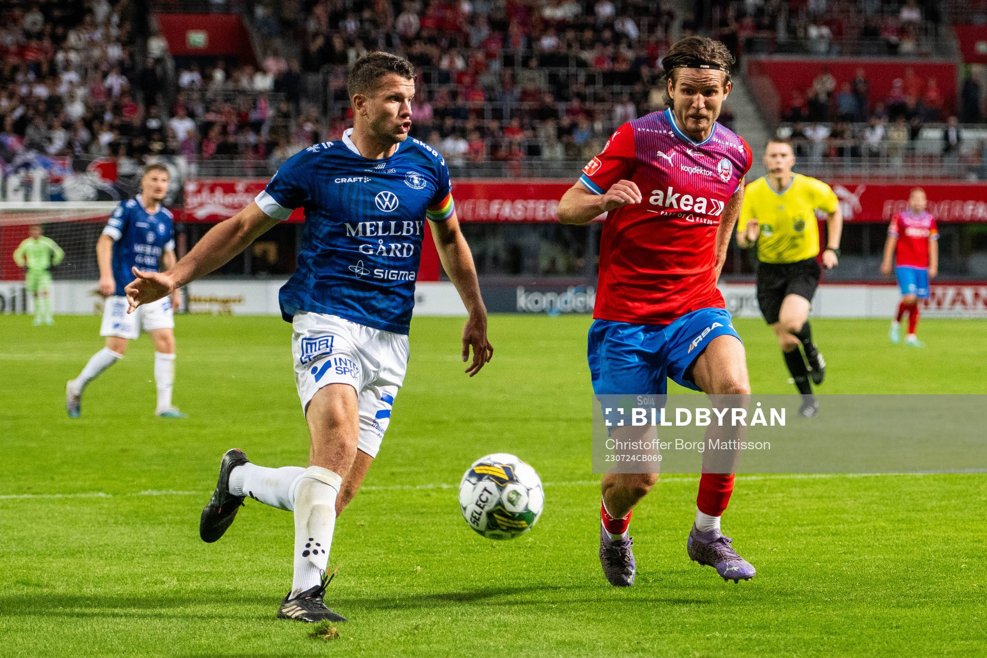 Trelleborgs Mattias Andersson och Helsingborgs Wilhelm