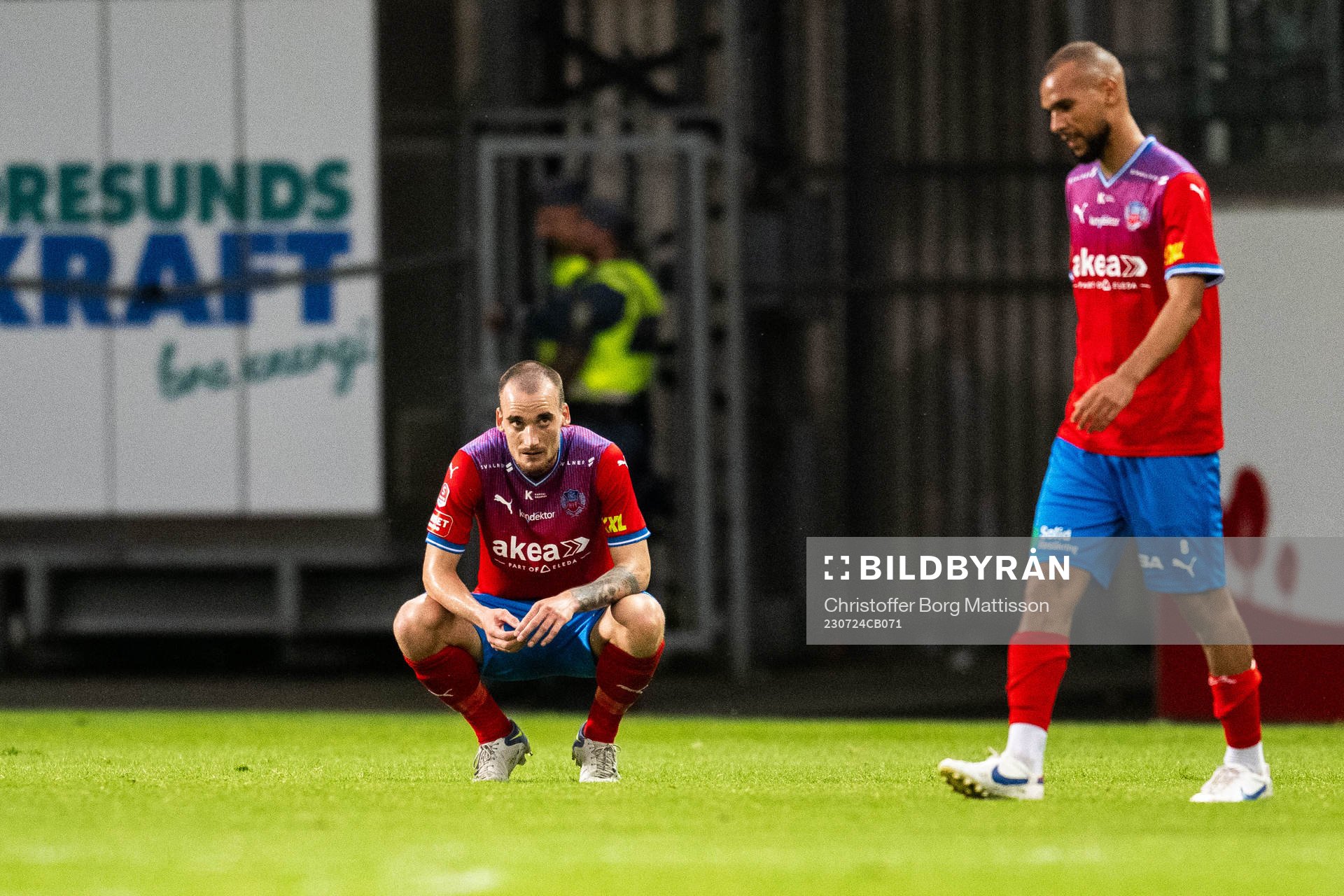 Helsingborgs Adam Hellborg och Sumar Almadjed deppar