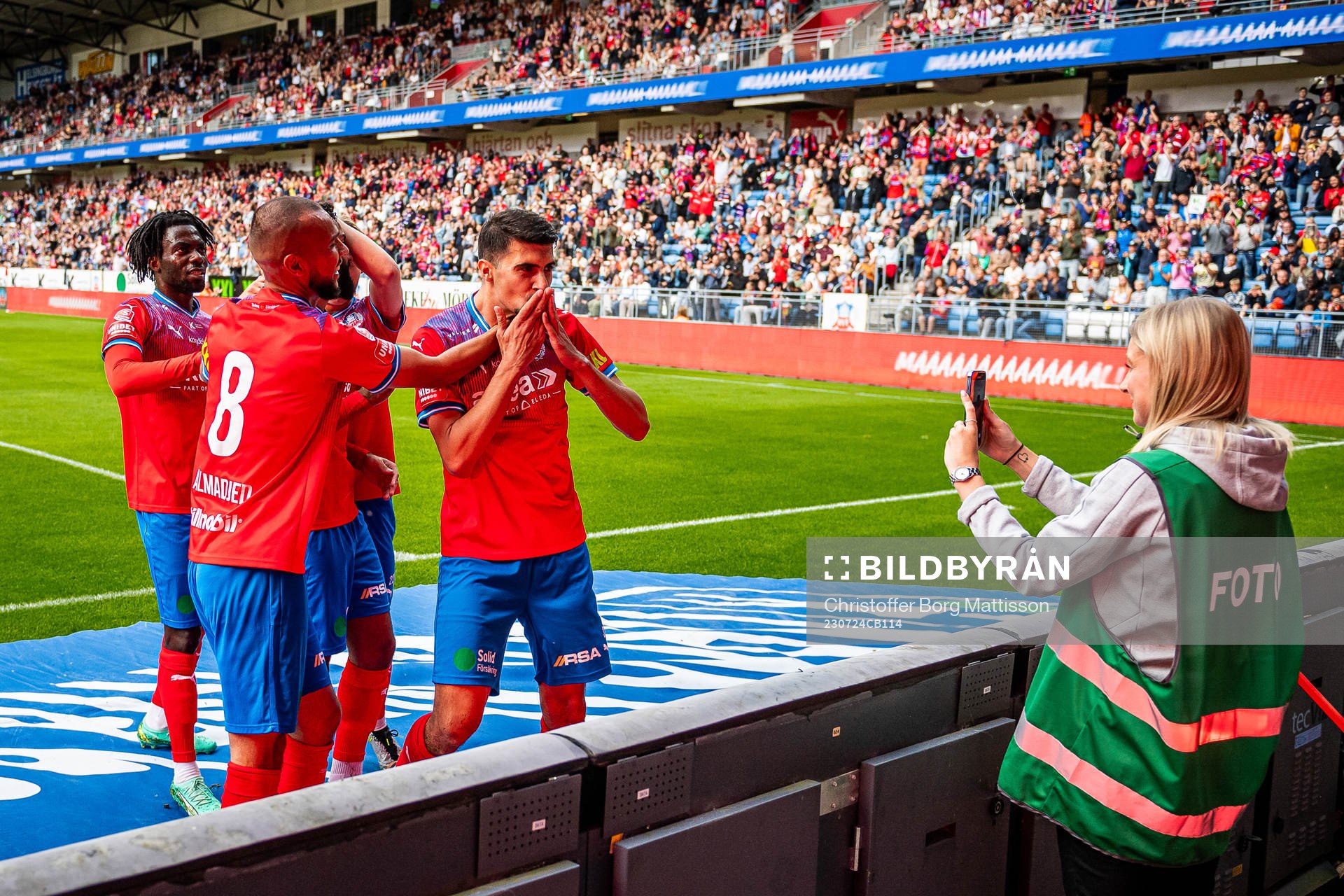 Helsingborgs Amar Muhsin jublar