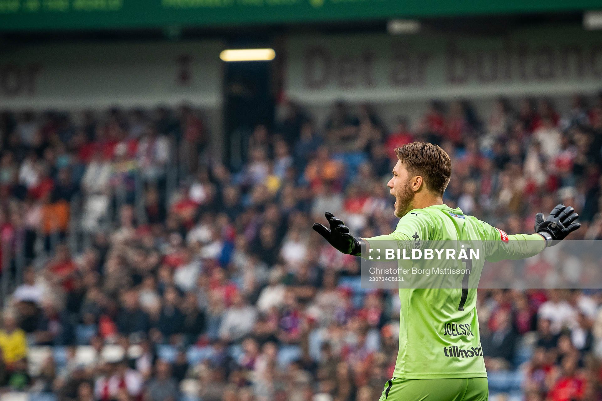 Helsingborgs målvakt Kalle Joelsson