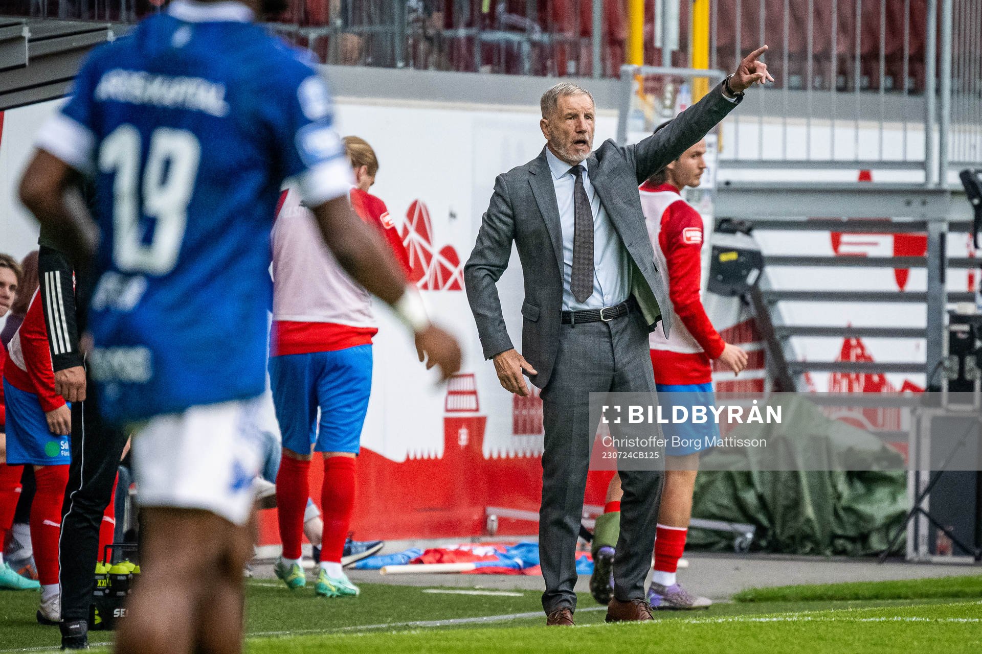 Helsingborgs tränare Stuart Baxter
