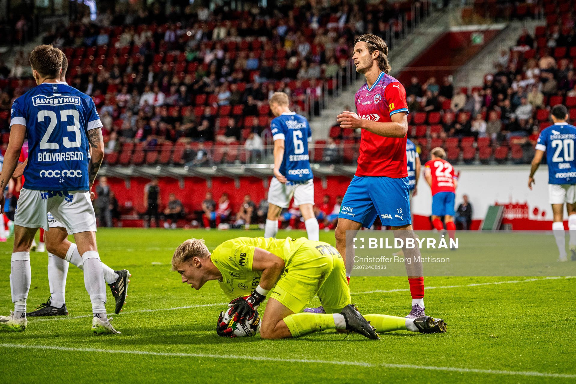 Helsingborgs Wilhelm Loeper deppar