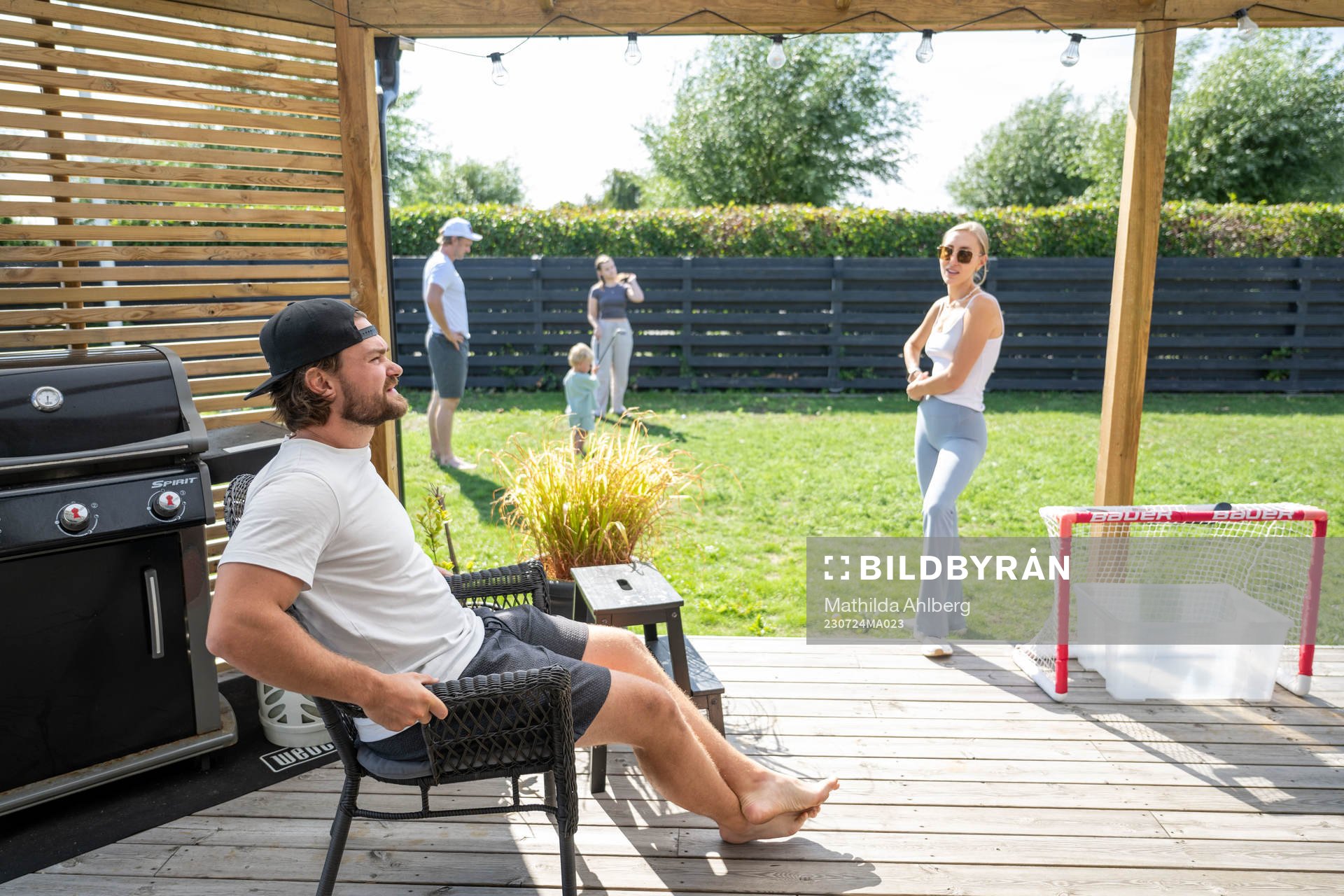 Rasmus Andersson och Calle Andersson vid en intervju med