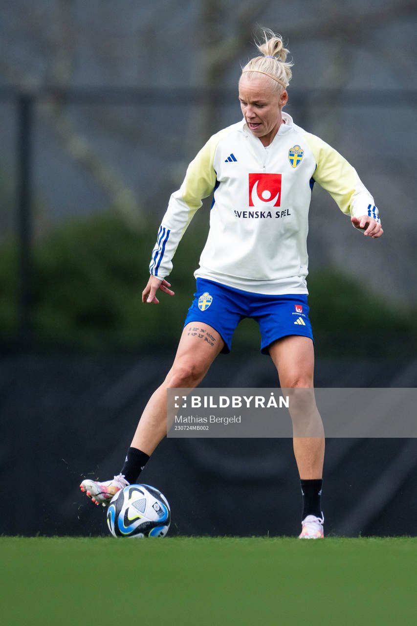 Caroline Seger of the Swedish women's national football