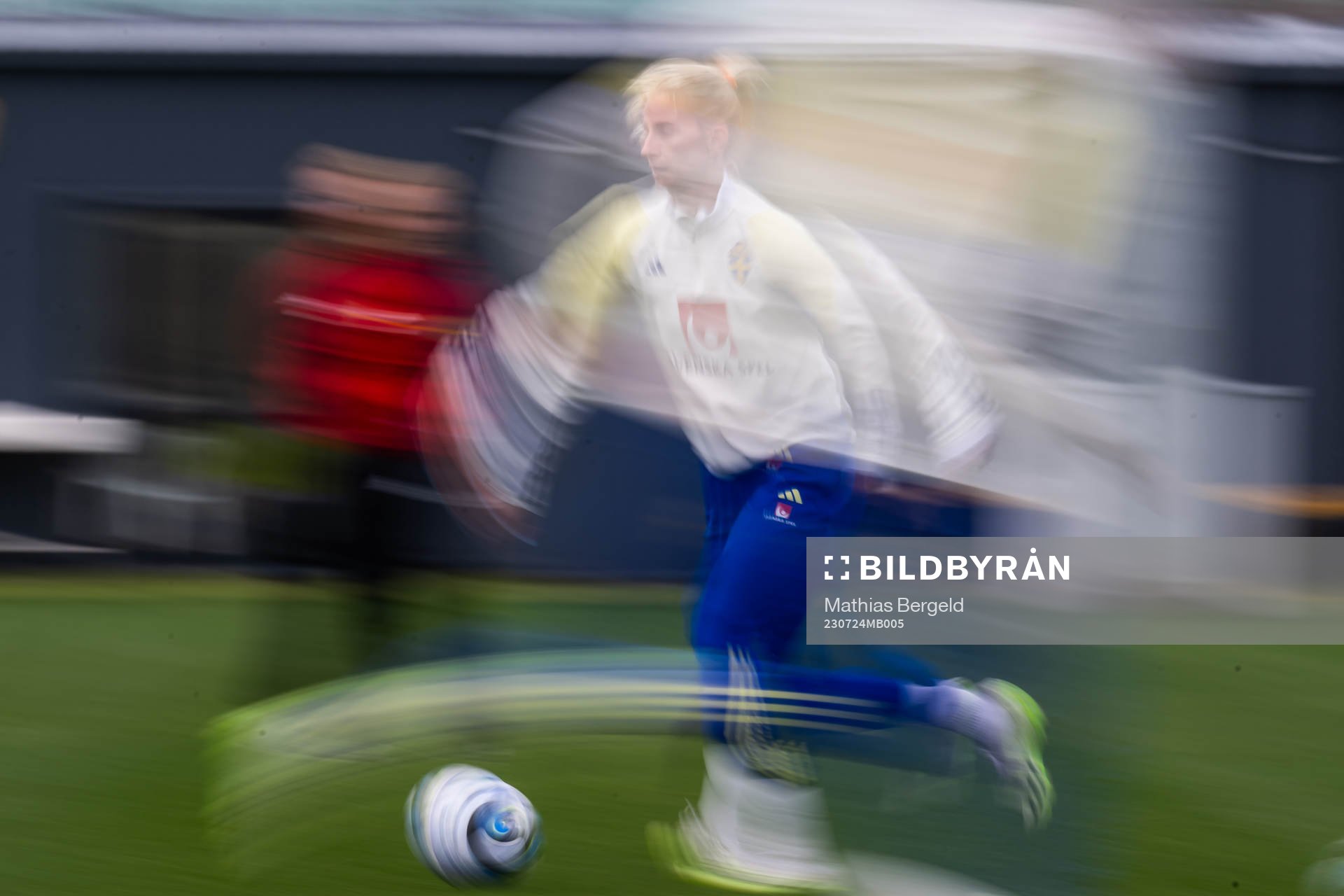 Sofia Jakobsson of the Swedish women's national football