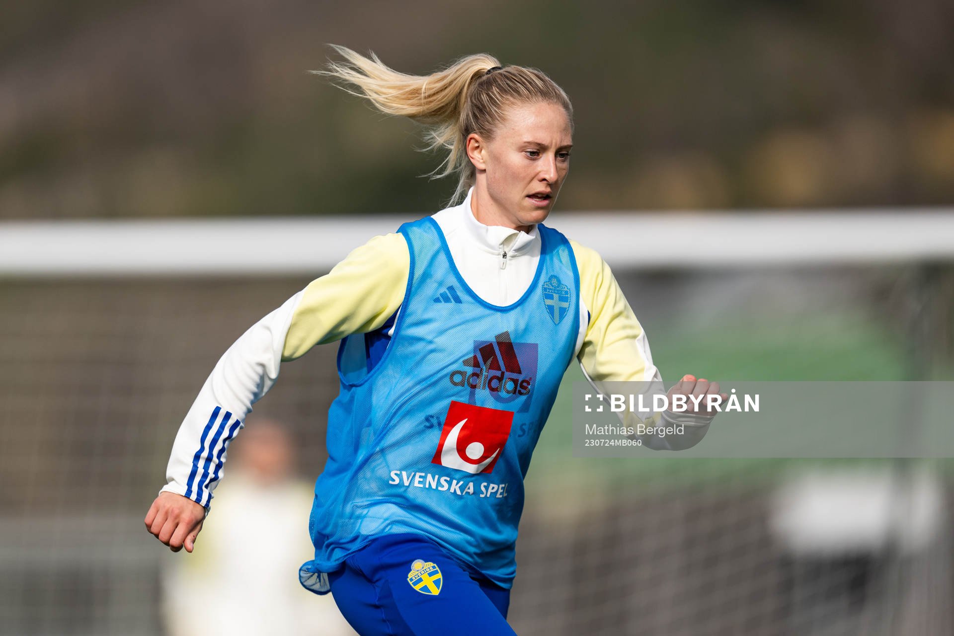 Rebecka Blomqvist of the Swedish women's national football