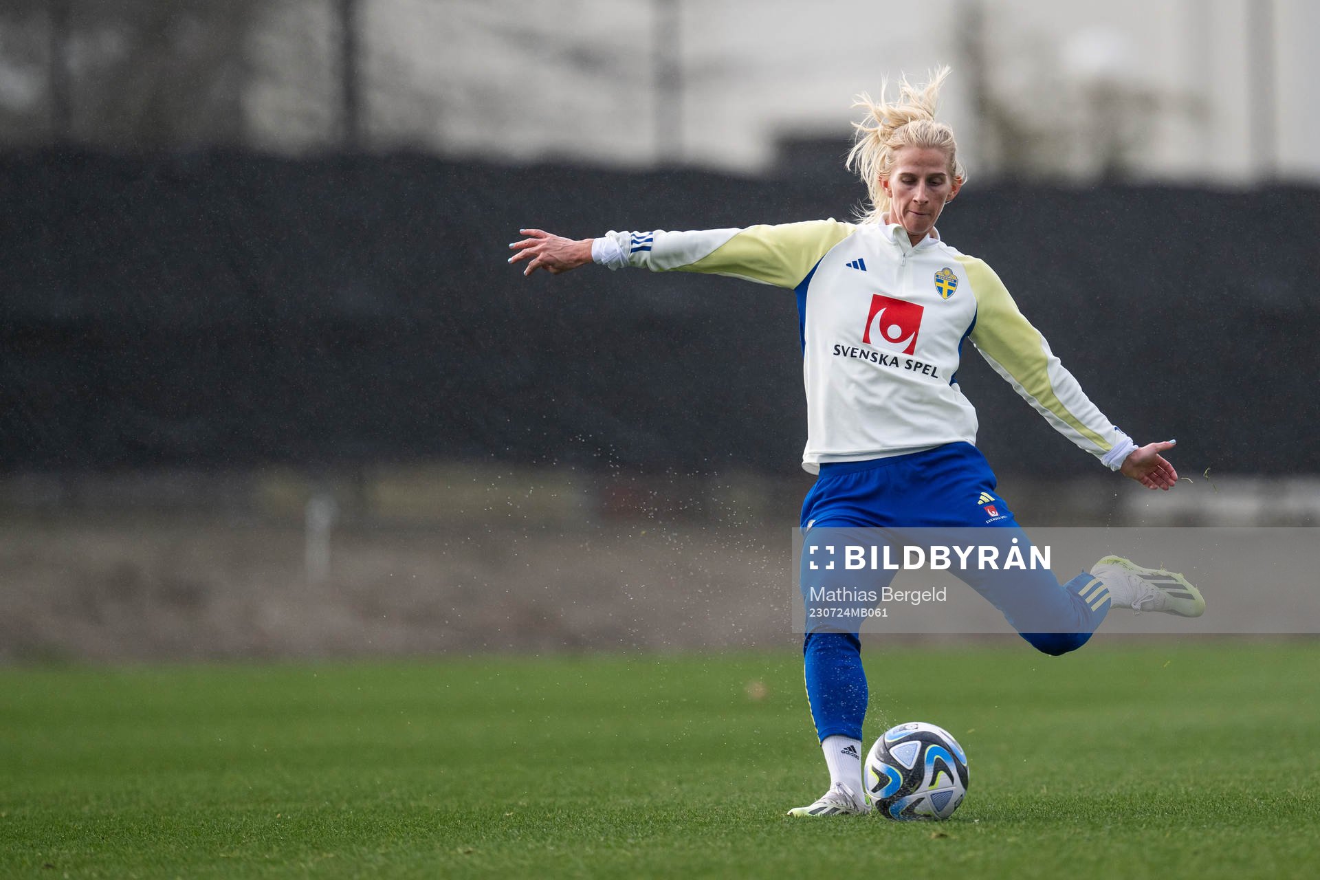 Sofia Jakobsson of the Swedish women's national football