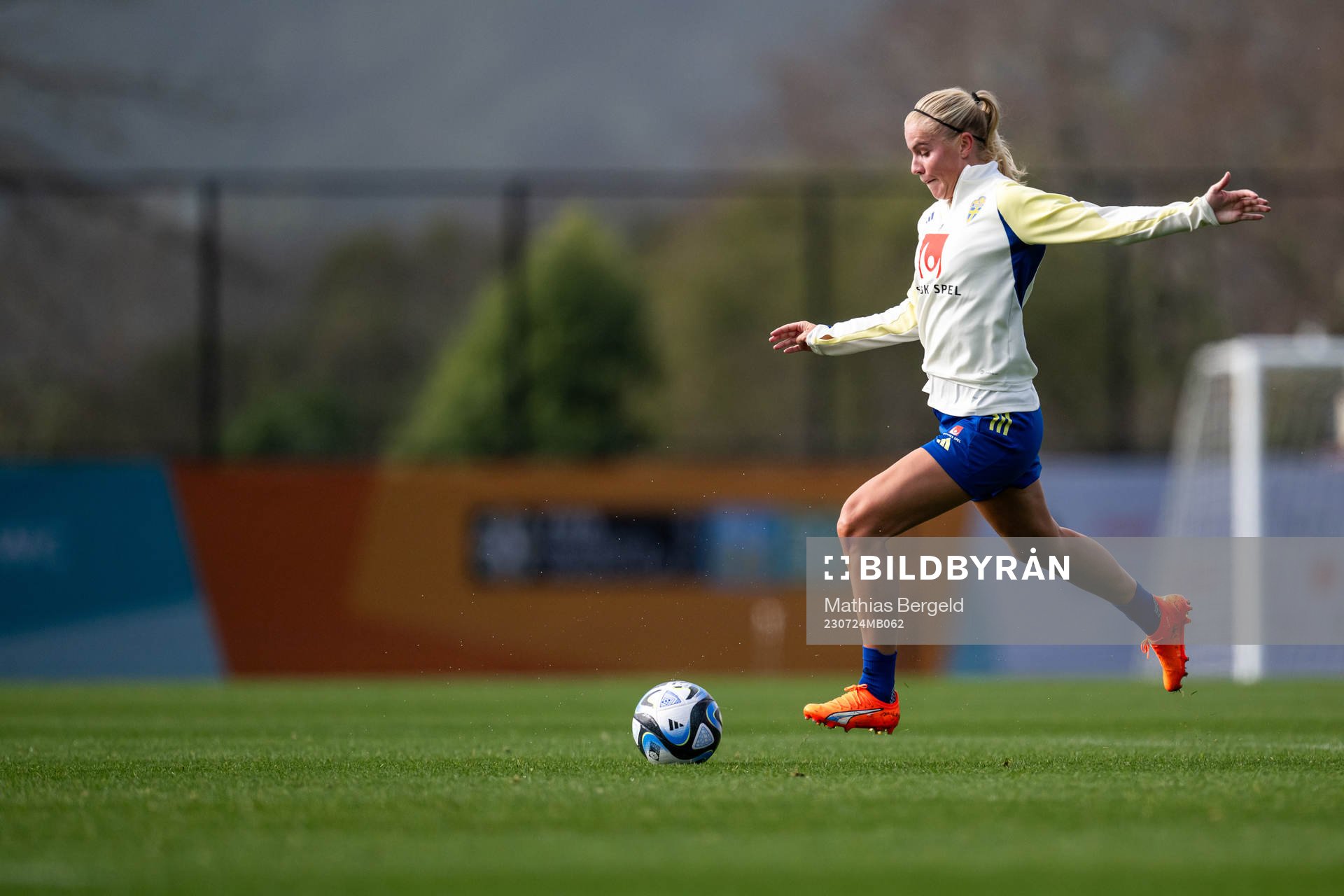 Stina Lennartsson of the Swedish women's national football