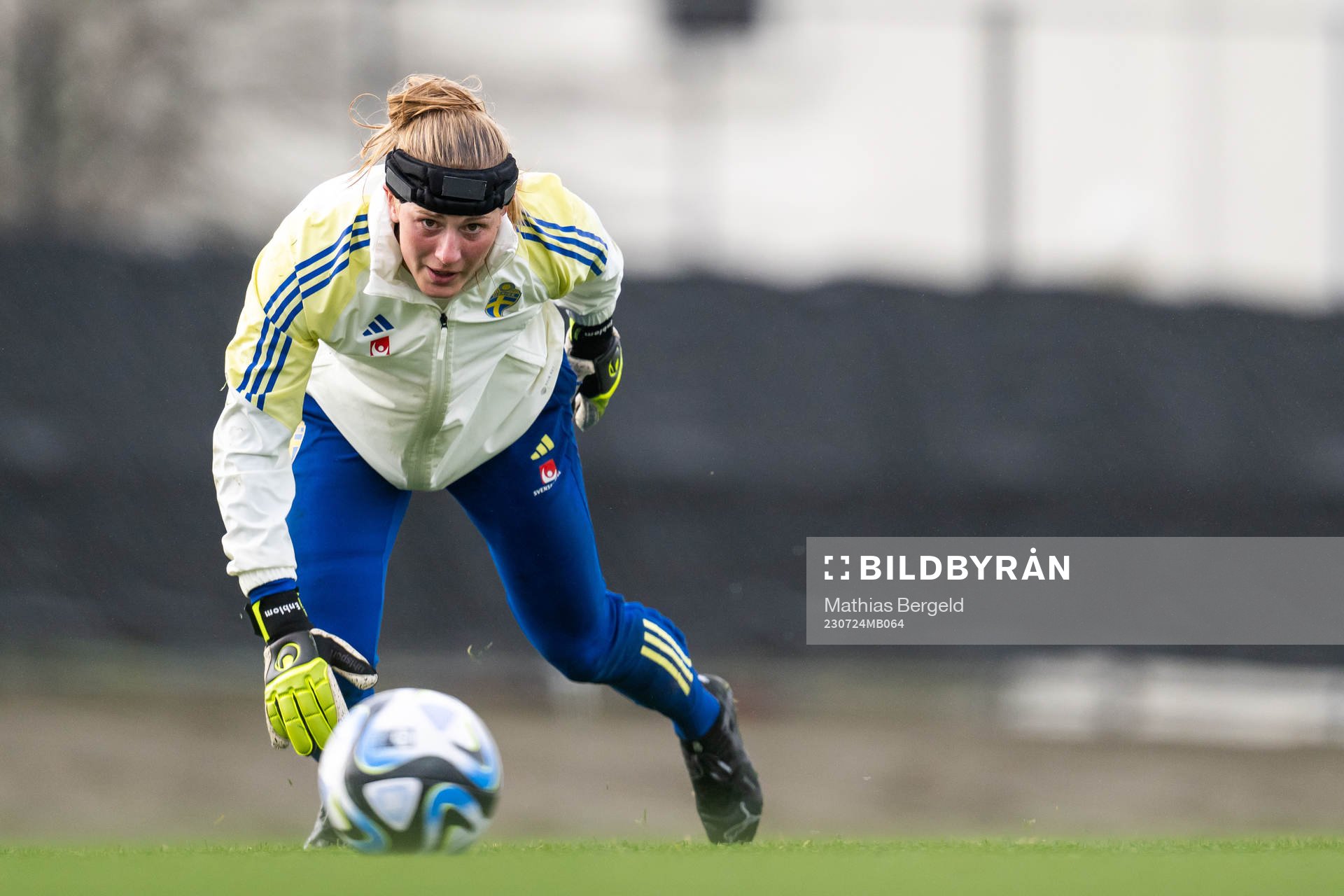 Goalkeeper Tove Enblom of the Swedish women's national