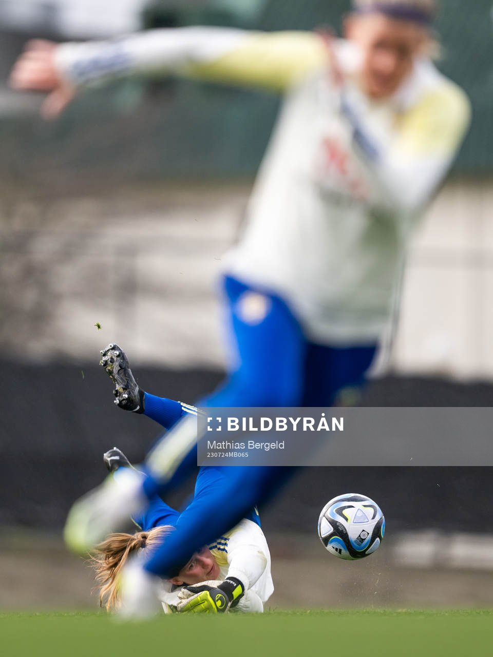 Goalkeeper Tove Enblom of the Swedish women's national