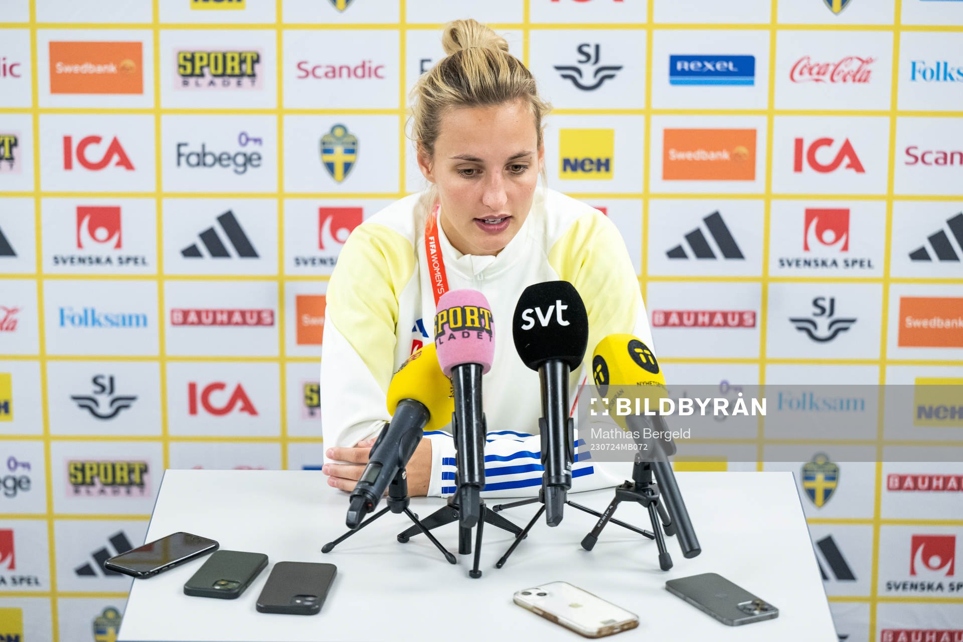 Nathalie Björn of the Swedish women's national football