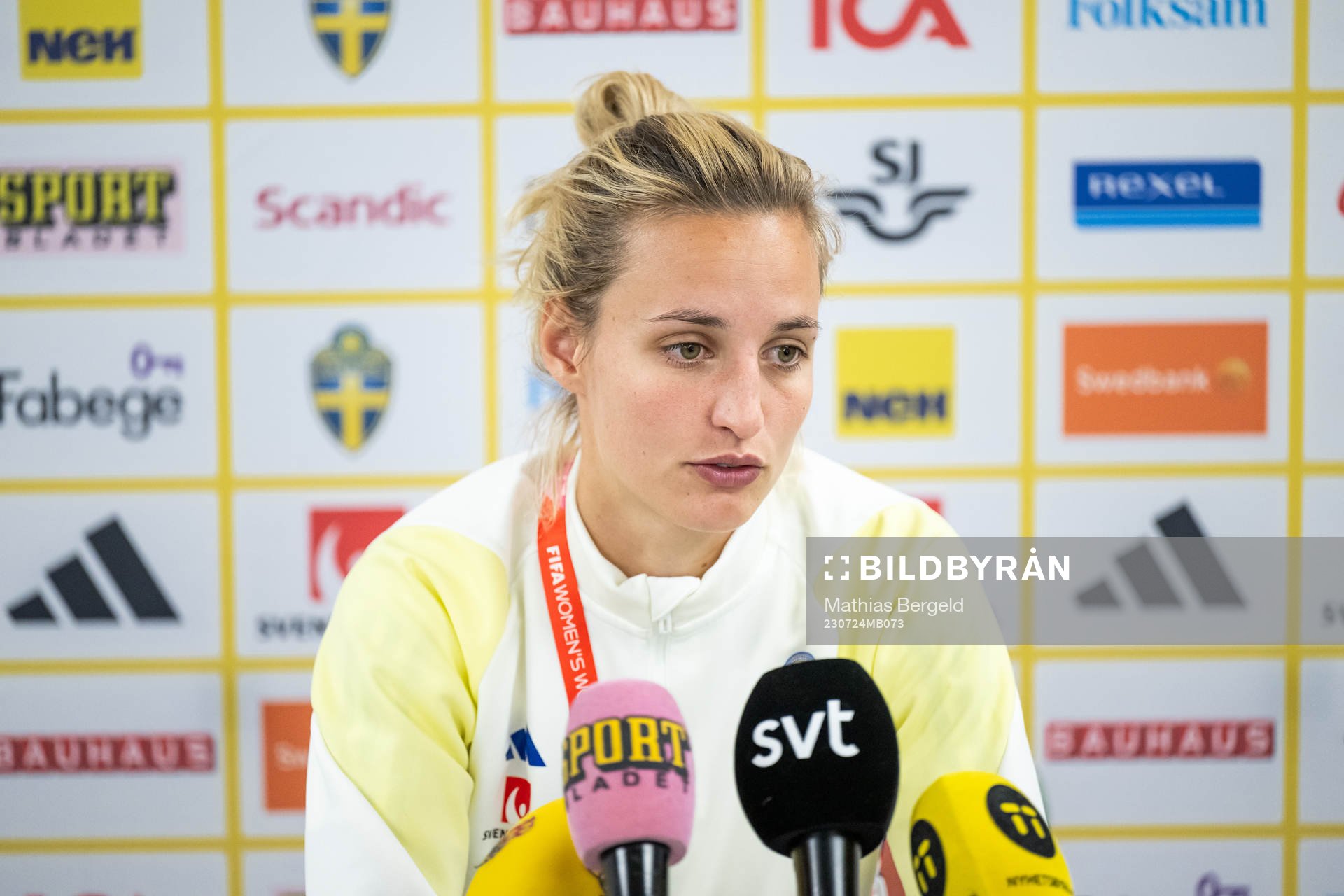 Nathalie Björn of the Swedish women's national football