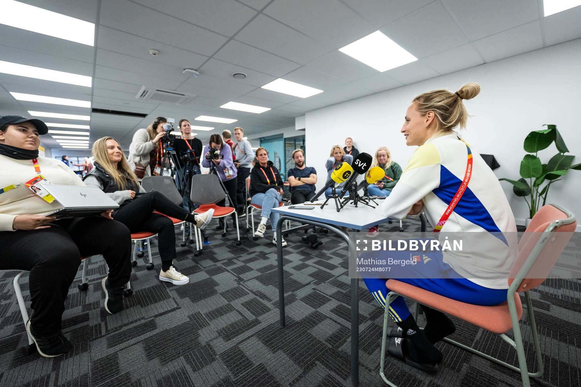 Nathalie Björn of the Swedish women's national football