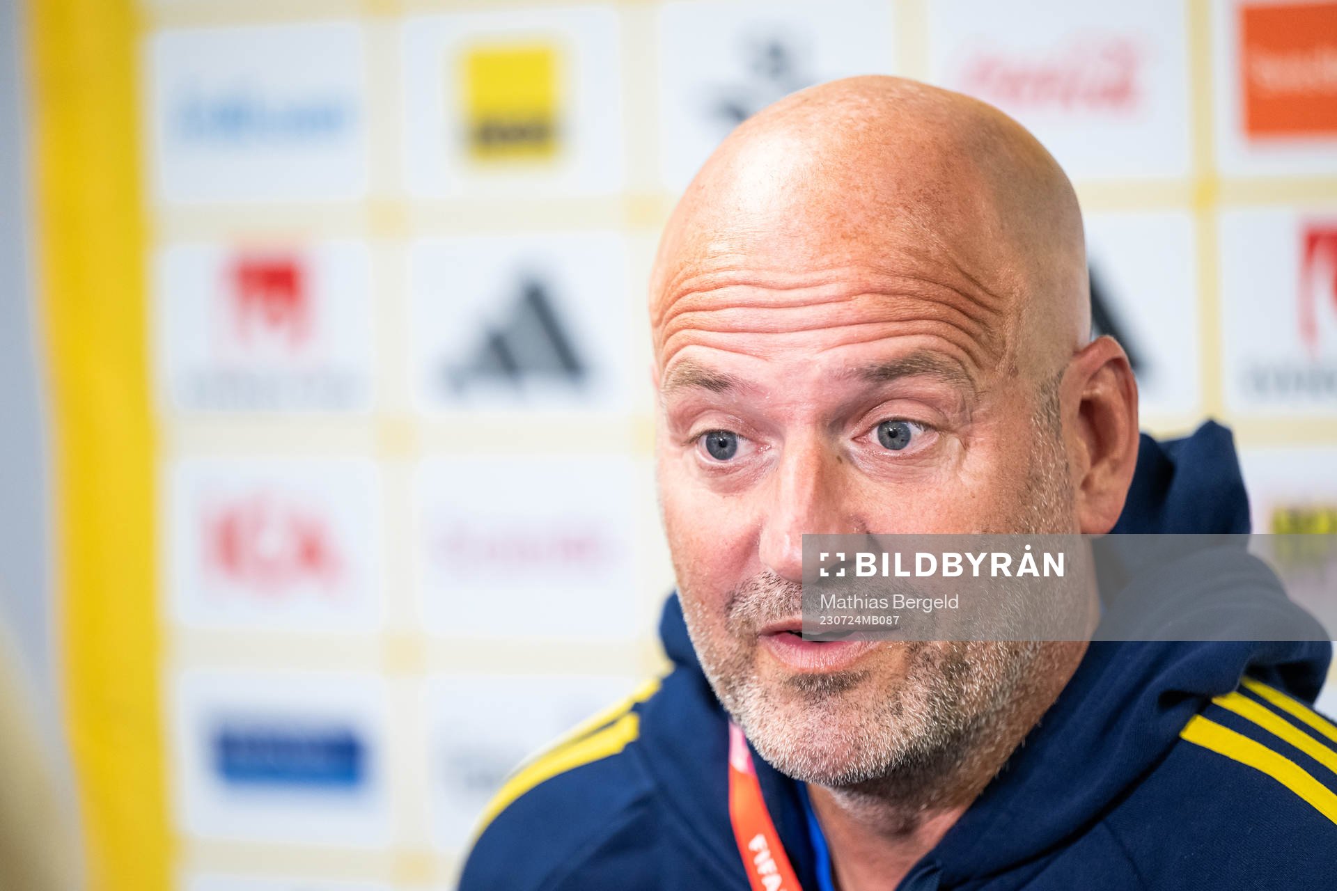 Assistant coach Magnus Wikman of the Swedish women's